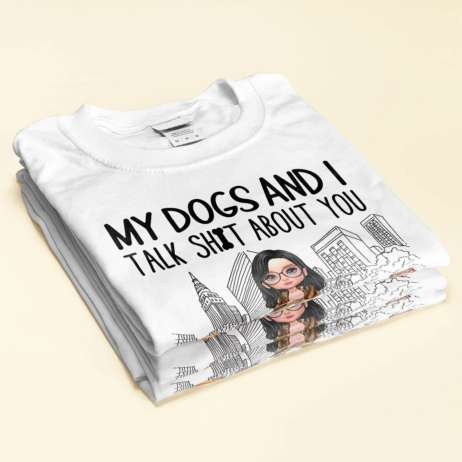 My Dog And I Talk About You - Personalized Shirt - Birthday Gift For Dog Lover, Dog Mom, Funny Dog Owner - Image 2