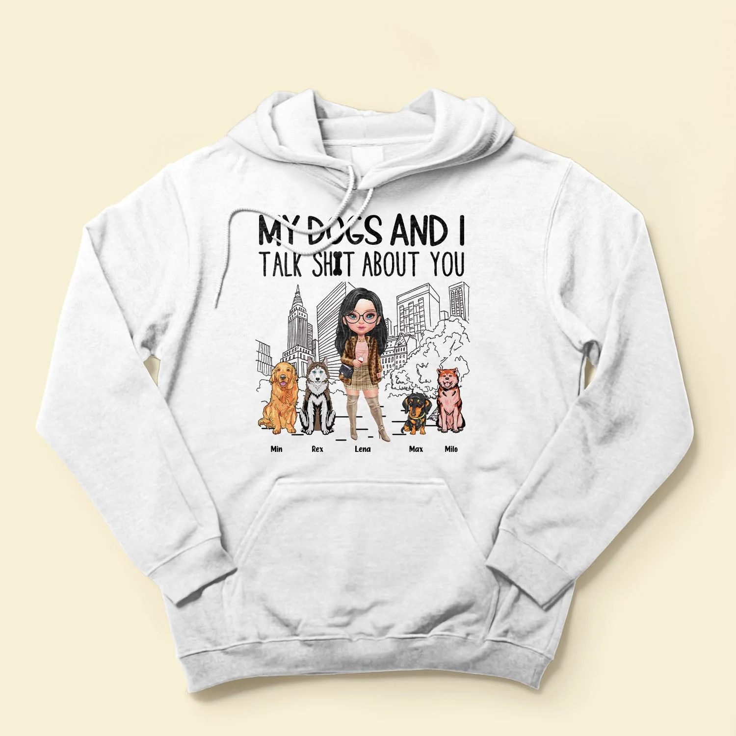 My Dog And I Talk About You - Personalized Shirt - Birthday Gift For Dog Lover, Dog Mom, Funny Dog Owner - Image 4