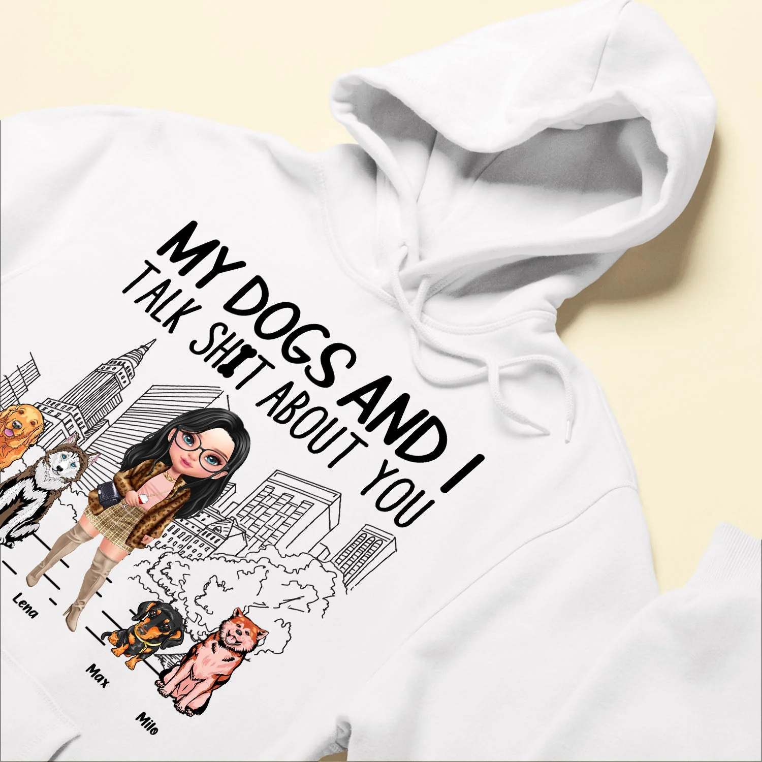 My Dog And I Talk About You - Personalized Shirt - Birthday Gift For Dog Lover, Dog Mom, Funny Dog Owner - Image 6