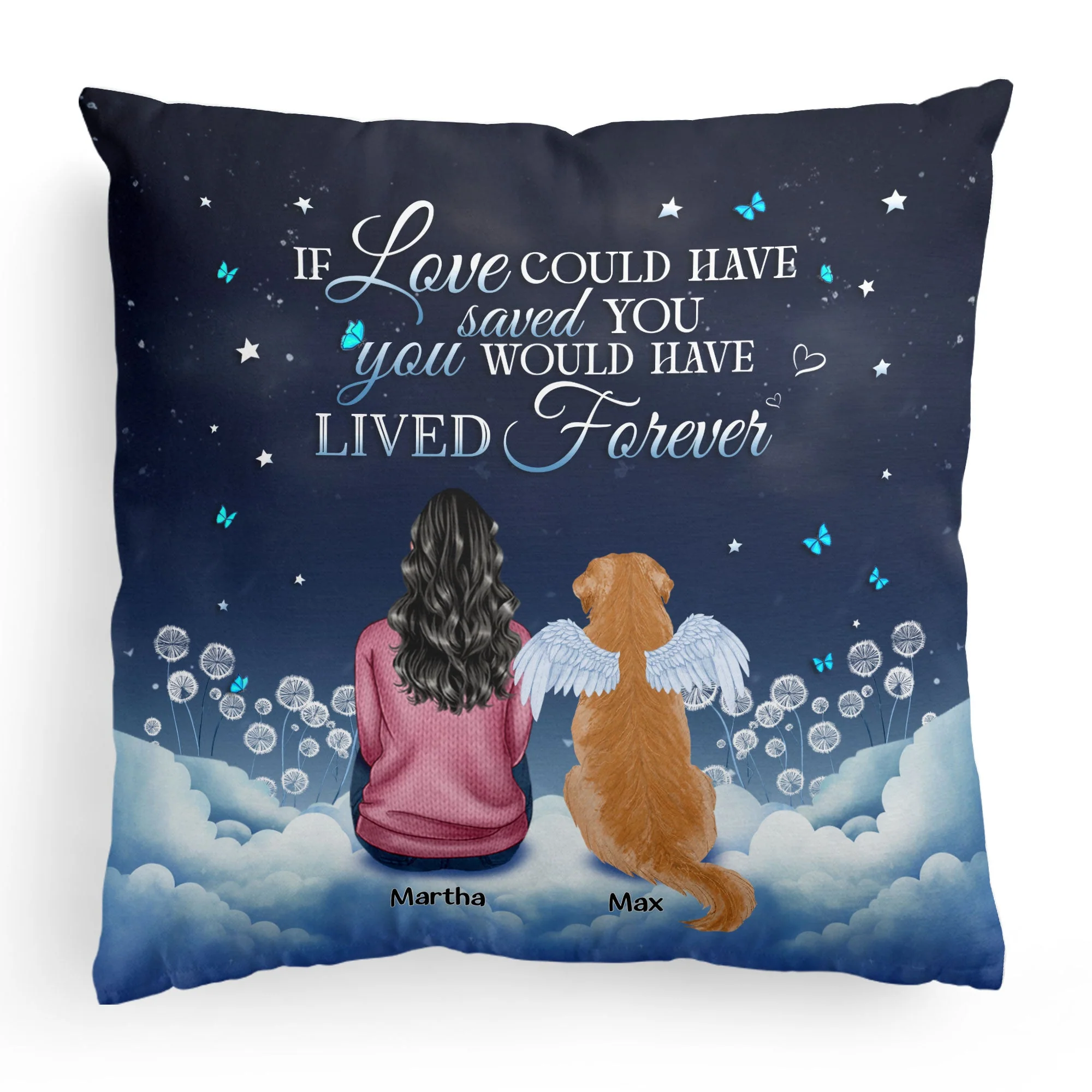 My Favorite Hello And Hardest Goodbye - Personalized Pillow (Insert Included) - Image 5