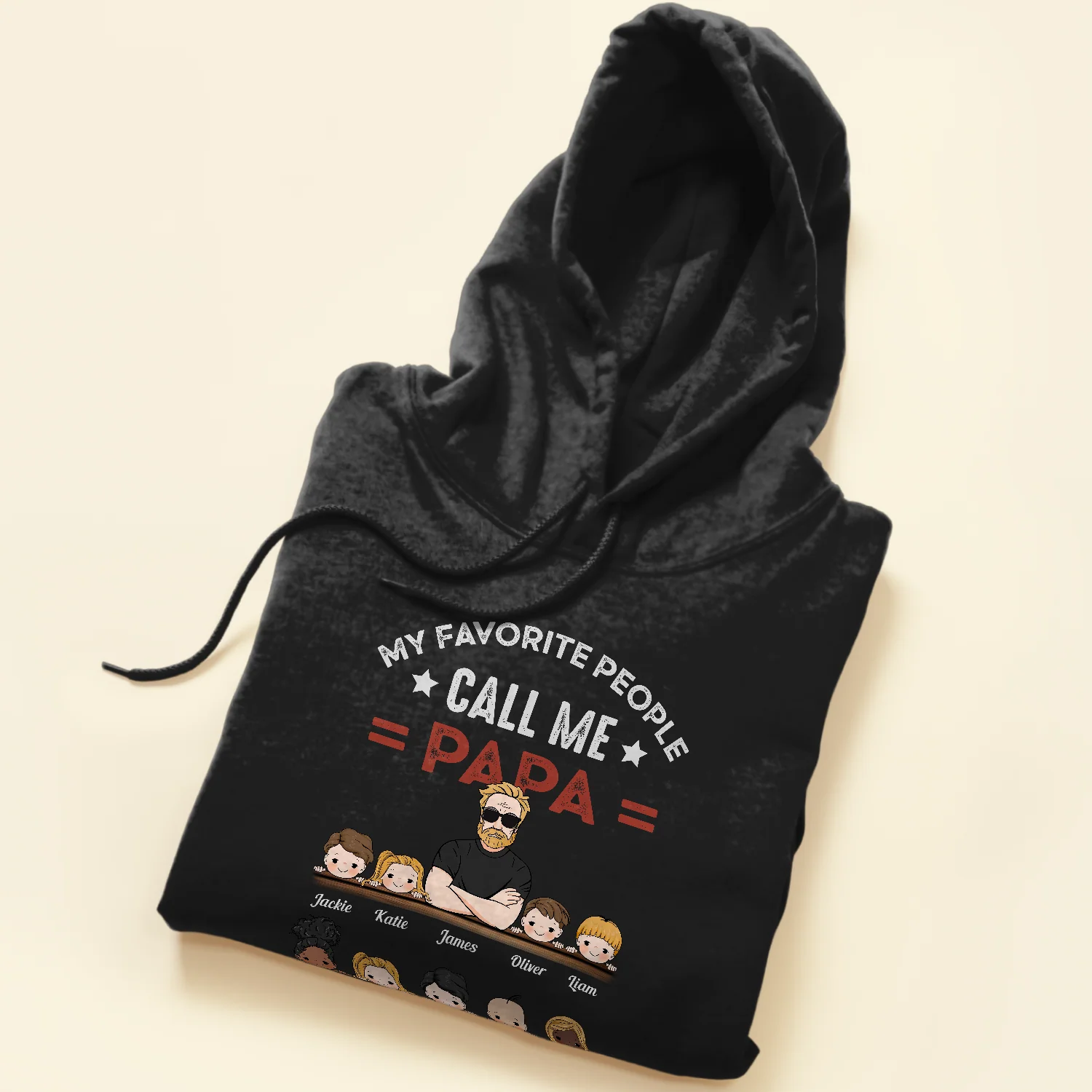 My Favorite People Call Me Papa Grandpa - Personalized Shirt - Image 5