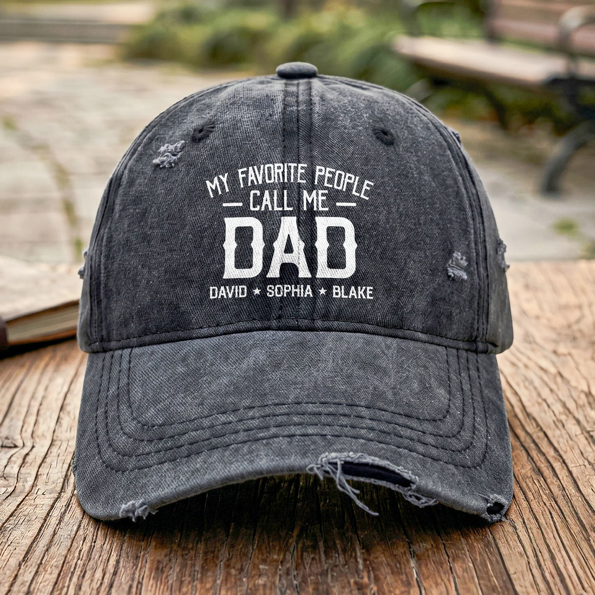 My Favorite People Call Me Papa, Papá Pai, Nonno, Papi & More - Personalized Cap