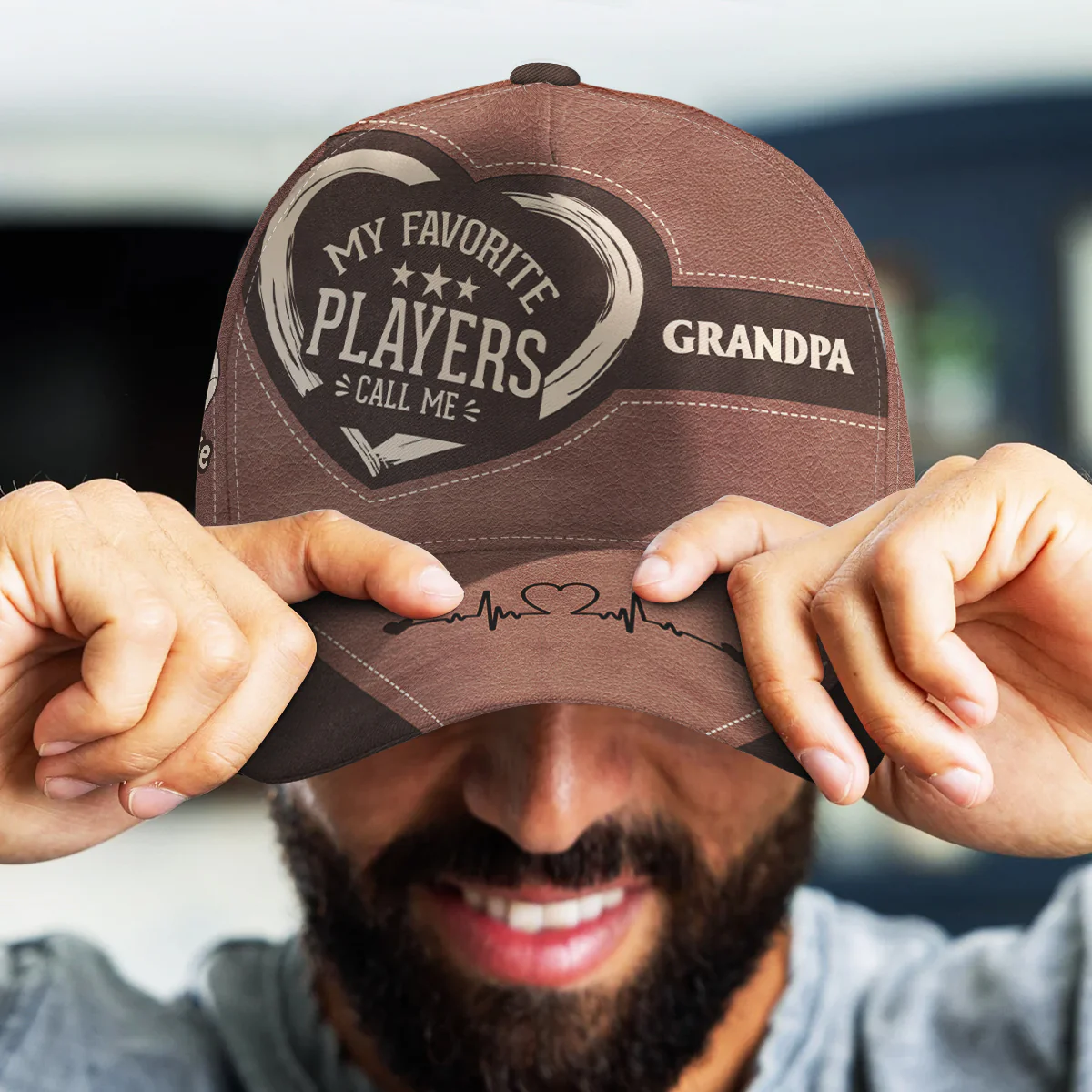 My Favorite Players Call Me Grandma - Personalized Classic Cap - Image 5