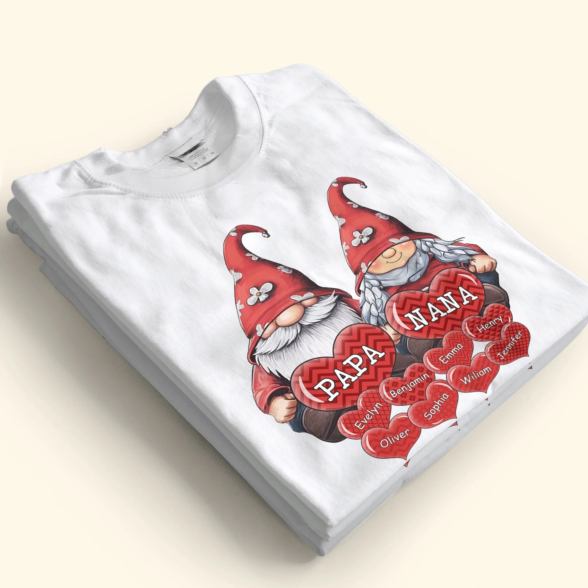 My Grandkids Make My Heart Smile - Personalized Shirt - Image 2