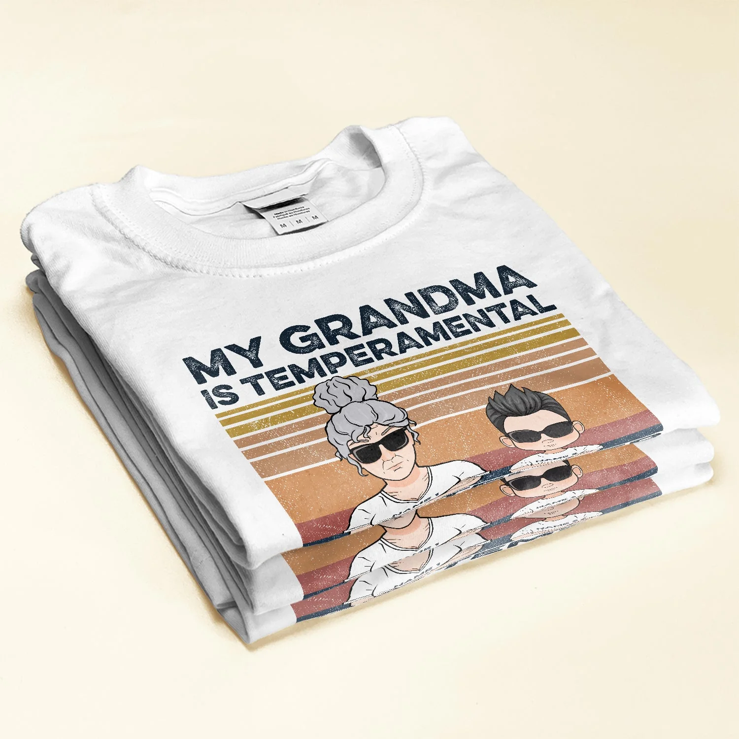 My Grandma Is Temperamental - Personalized Shirts - Gifts For Grandmas - Image 2