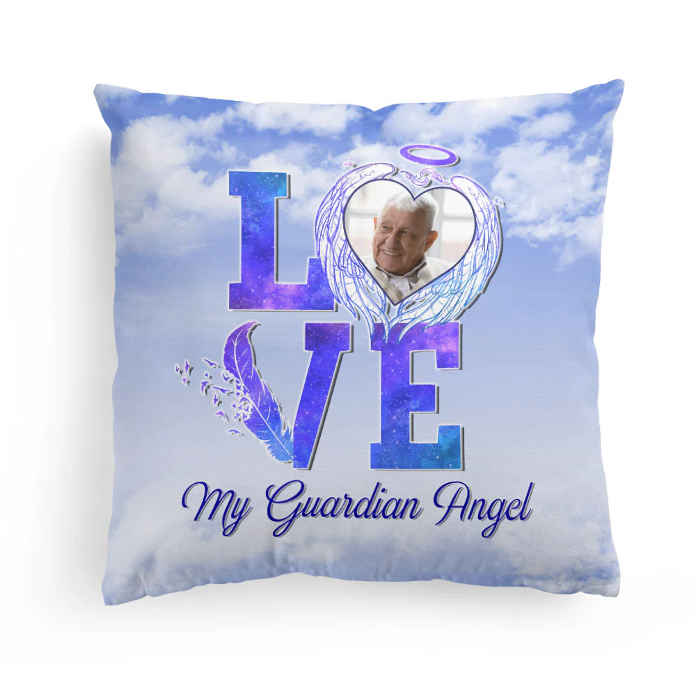 My Guardian Angel - Personalized Photo Pillow (Insert Included) - Image 6