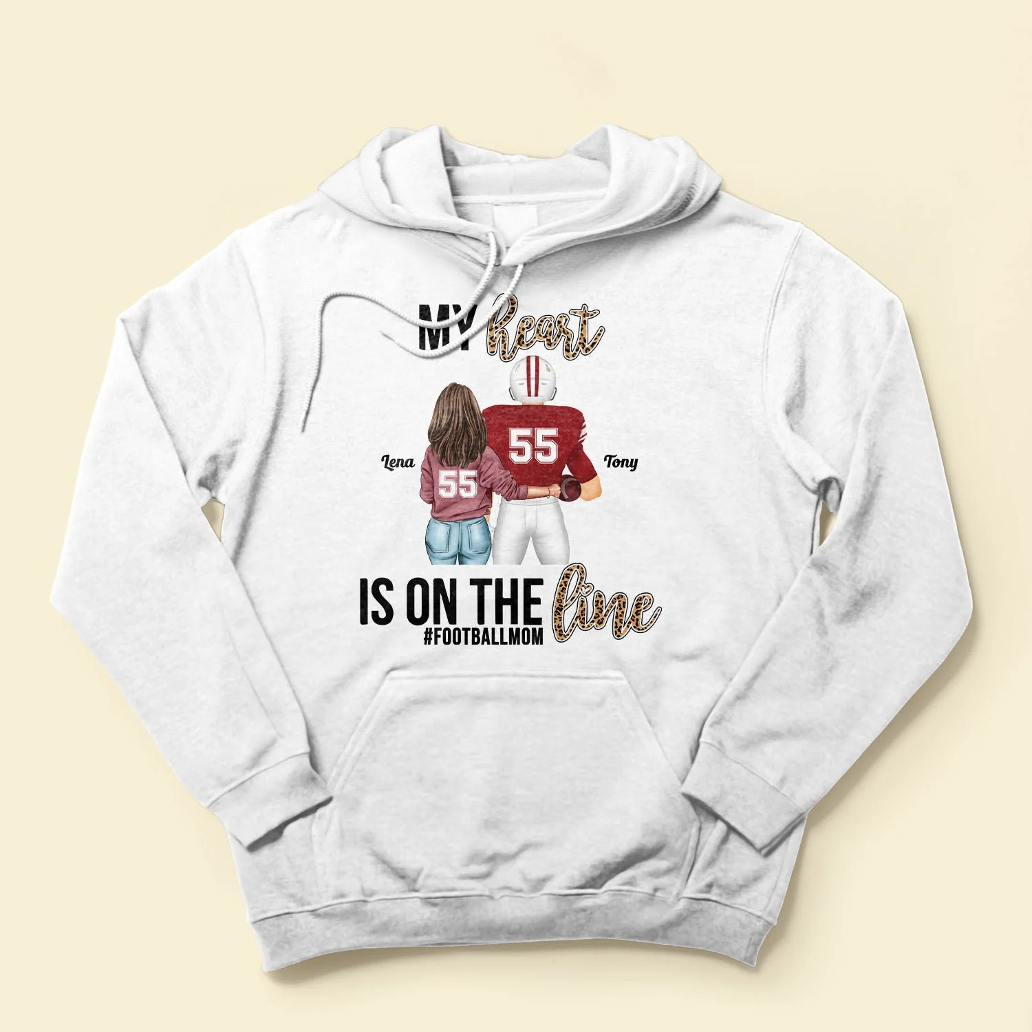 My Heart Is On The Line - Personalized Shirt - Image 4