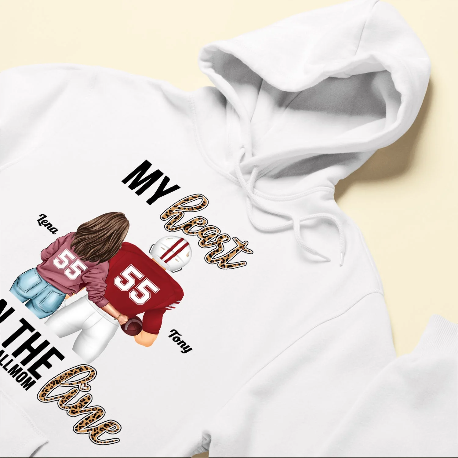 My Heart Is On The Line - Personalized Shirt - Image 6