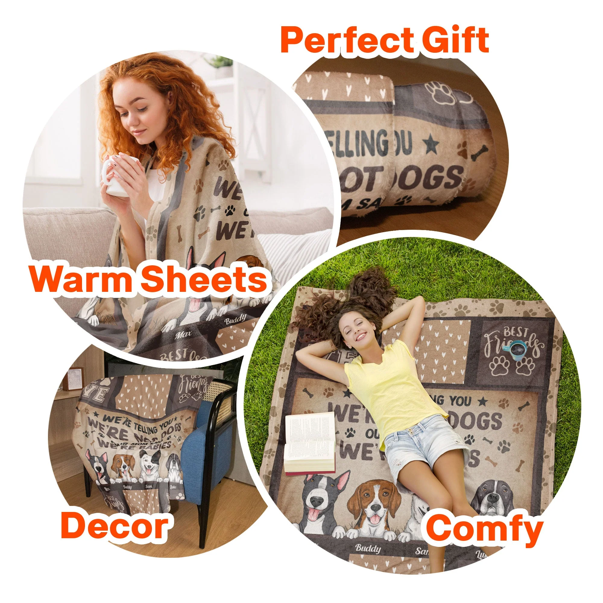 My Mom Said I'm A Baby- Personalized Blanket - Birthday, Loving Gift For Dog Mom, Dog Lovers, Dog Owner - Image 6