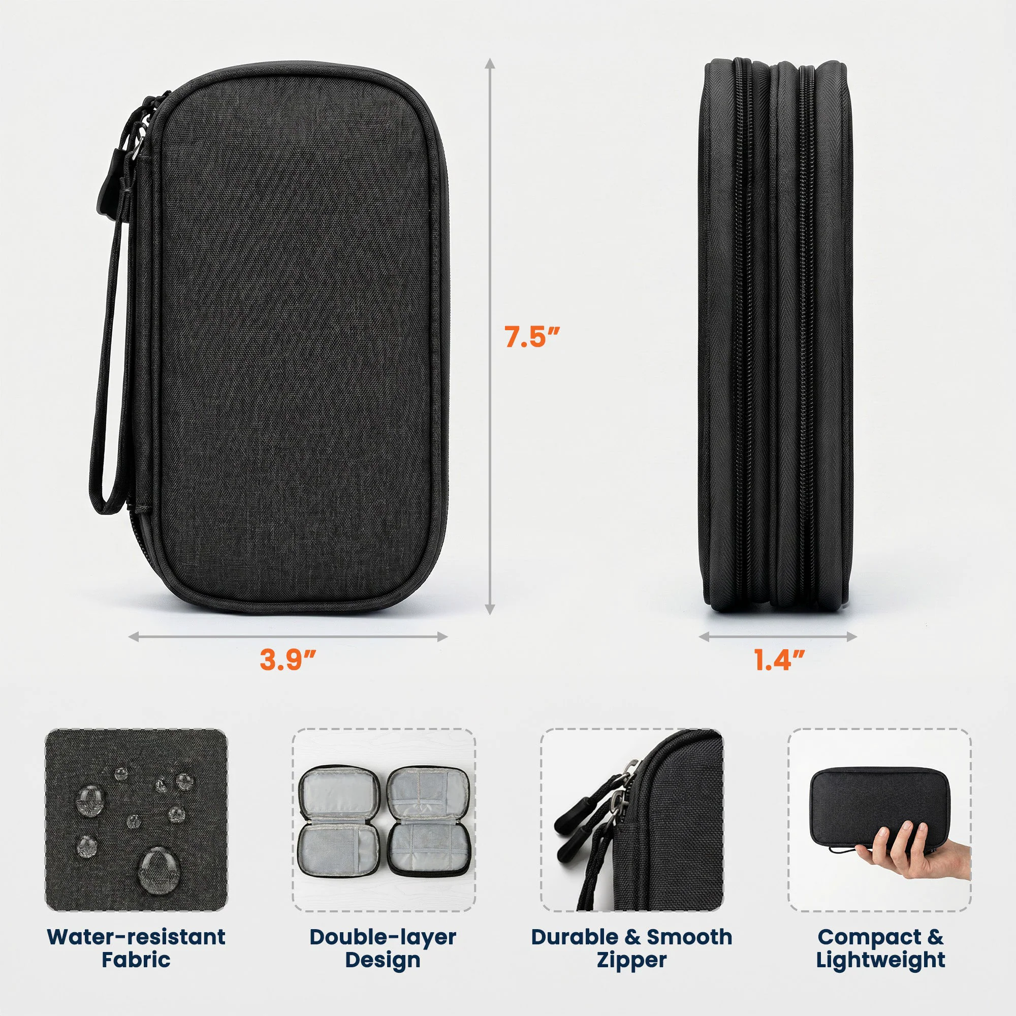 My Sh!tload Of Cables And Chargers - Personalized Cable Bag - Image 6