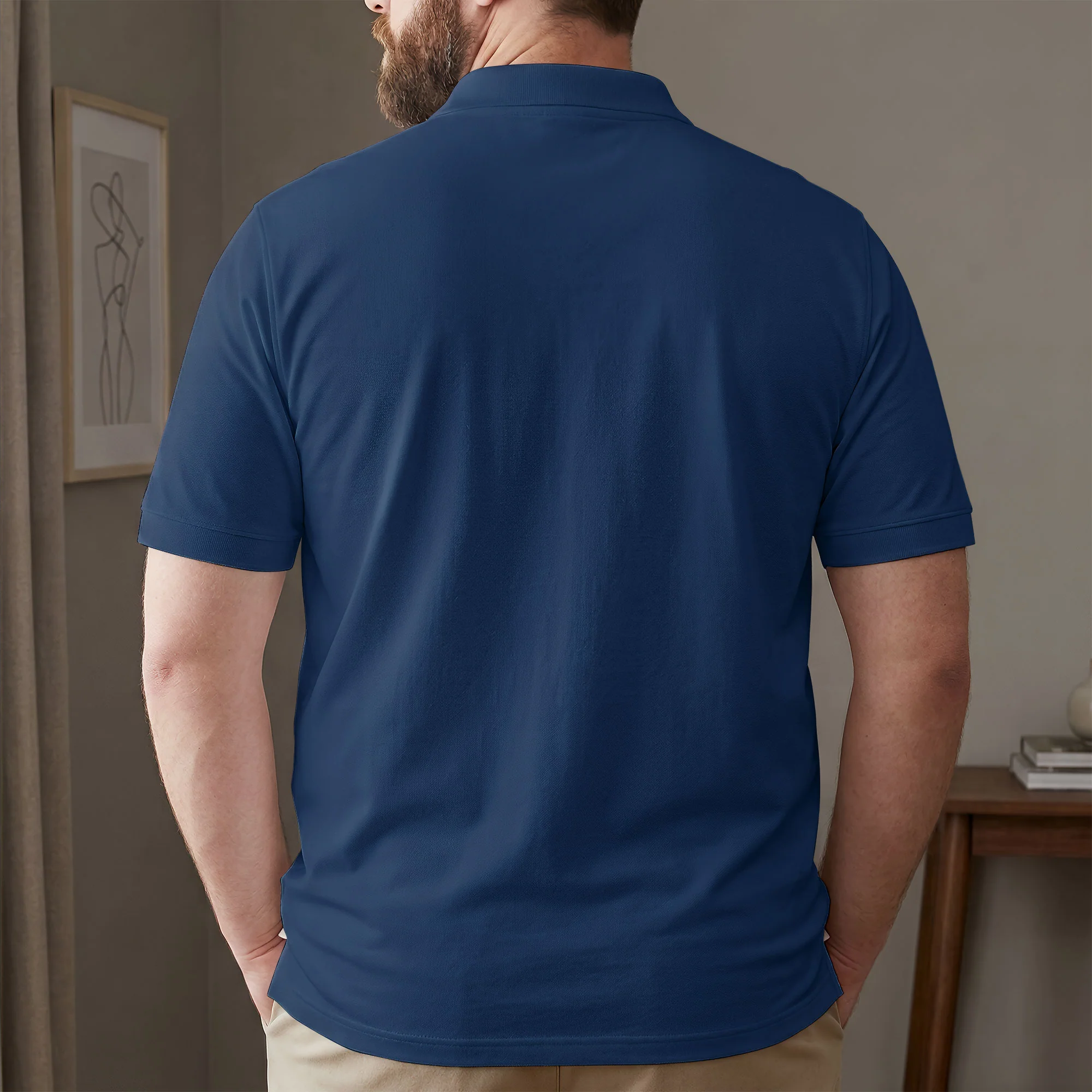 Name In Nautical Flags - Personalized Polo Shirt - Image 3