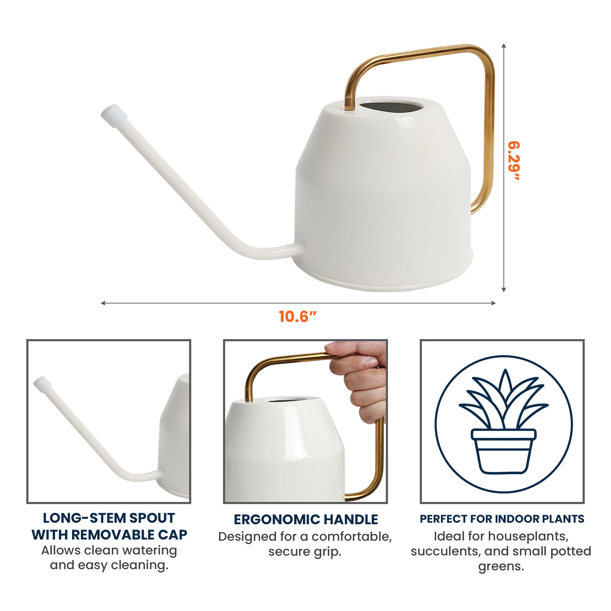 Nana's Garden Love Grows Here Birth Month Flowers - Personalized Indoor Watering Can - Image 5