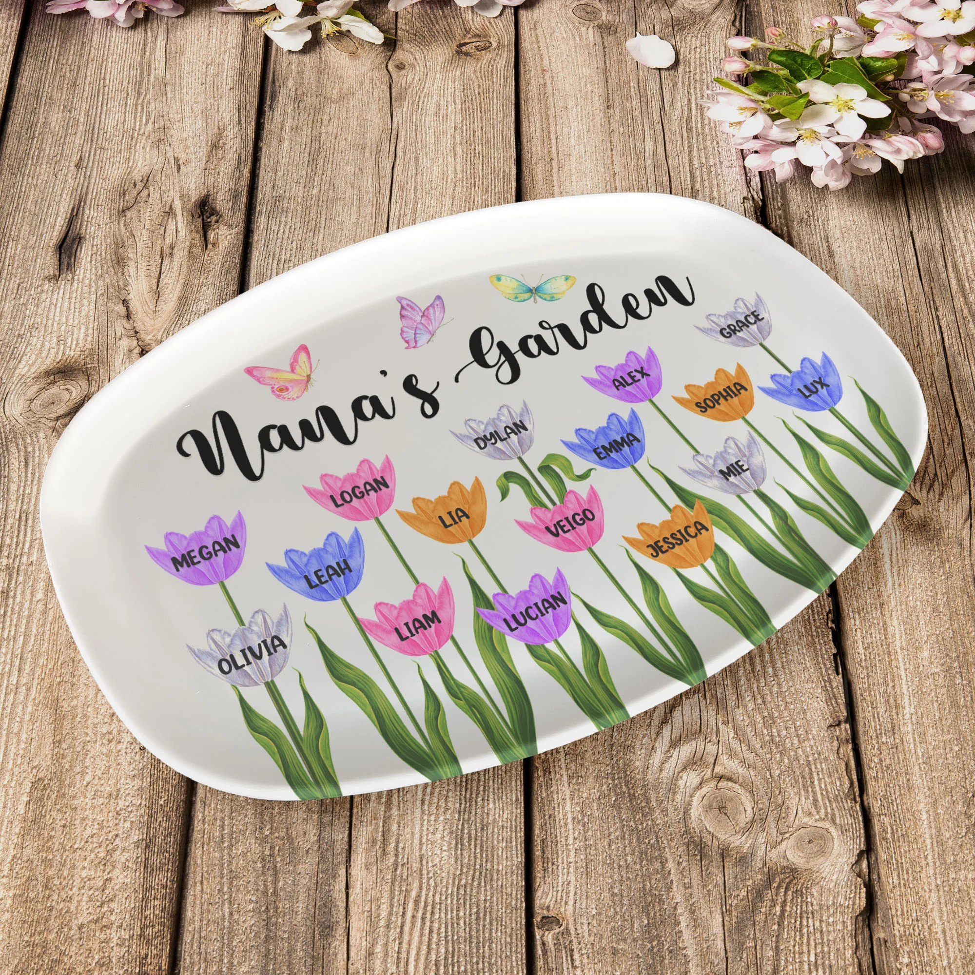 Nana's Garden - Personalized Platter - Image 5