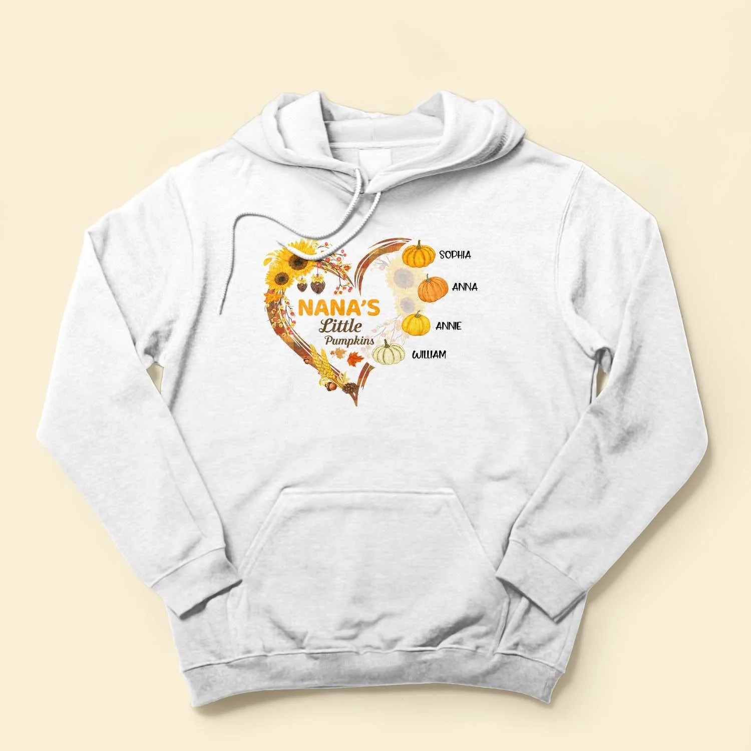 Nana's Little Pumpkins - Personalized Shirt - Fall Season Gift For Grandmother - Image 4