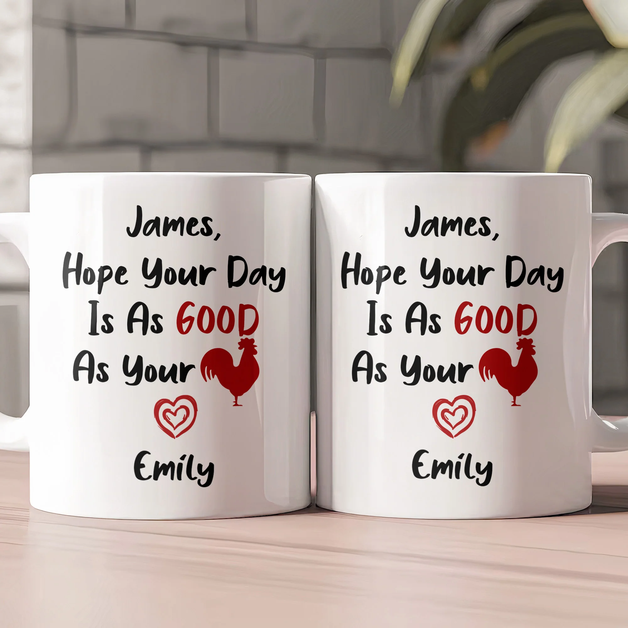 Naughty Mug For Him, Husband - Hope Your Day Is As Good As - Personalized Mug - Image 2