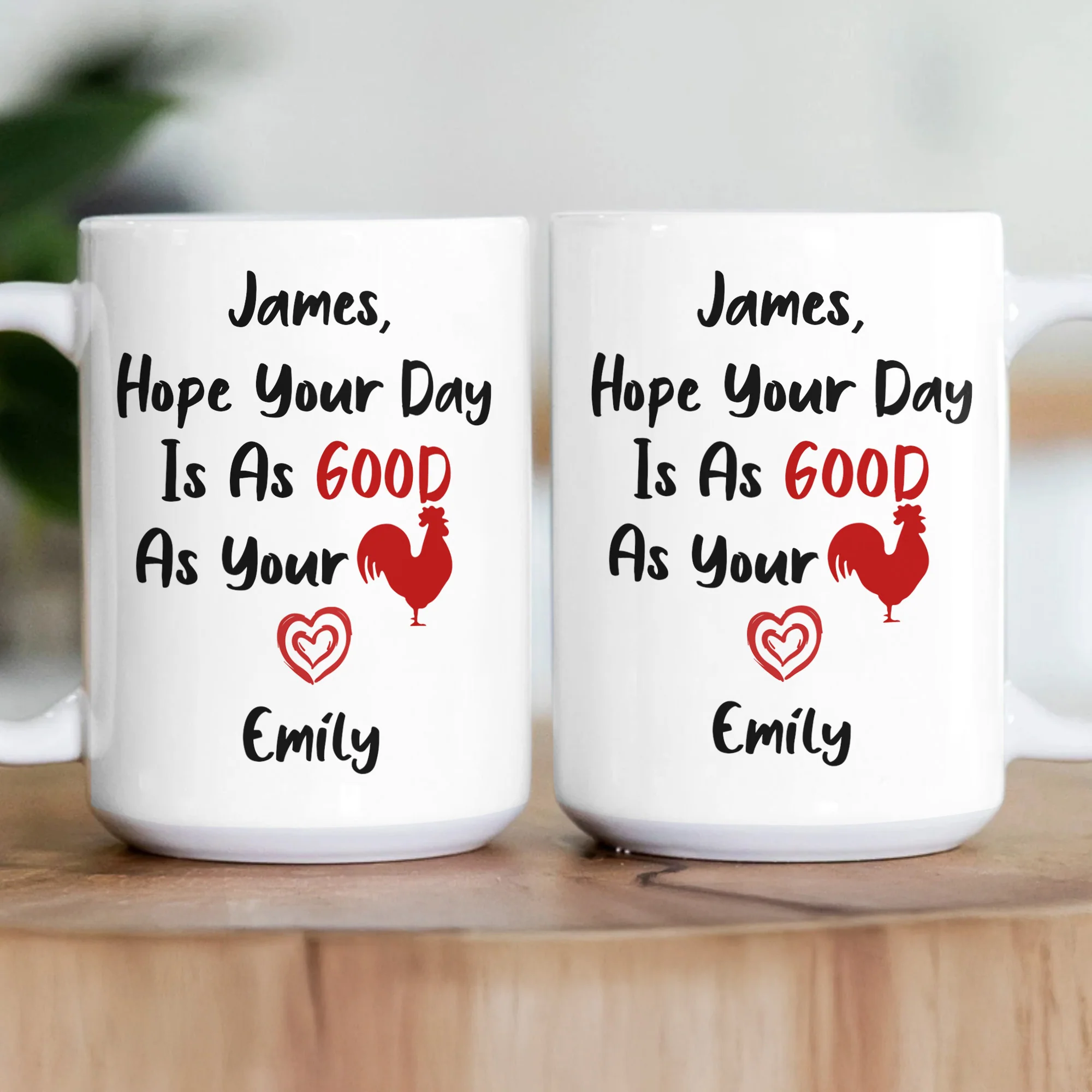 Naughty Mug For Him, Husband - Hope Your Day Is As Good As - Personalized Mug - Image 3