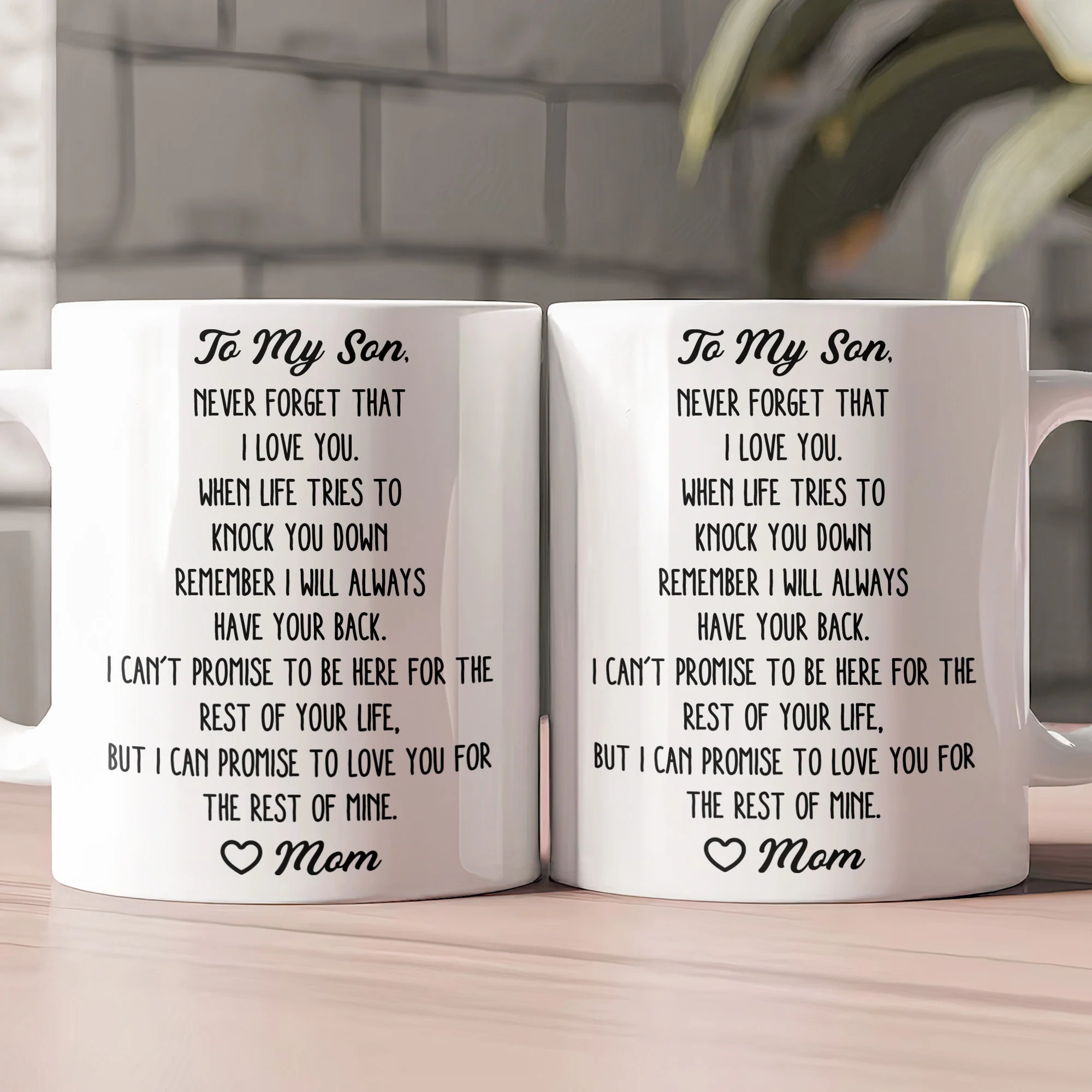 Never Forget That I Love You Gift For Son Daughter - Personalized Mug - Image 2