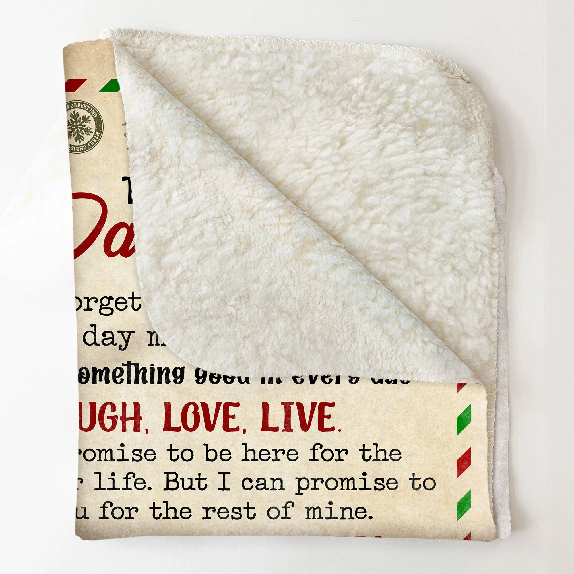 Never Forget That I Love You - Personalized Daughter Blanket - Image 4