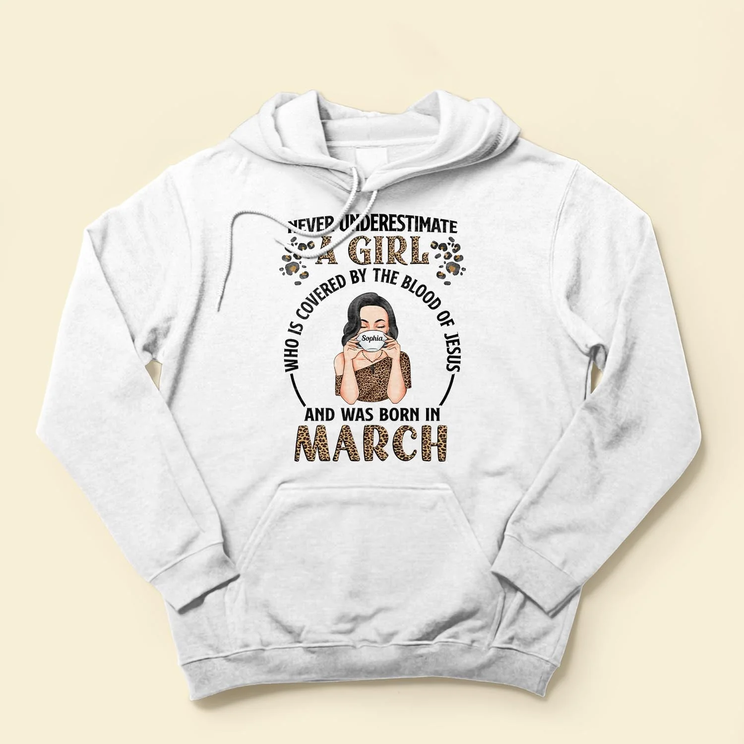 Never Underestimate A Girl Who Is Covered By The Blood Of Jesus - Personalized Shirt - Birthday Gift For Girl, Woman, Christian - Image 4