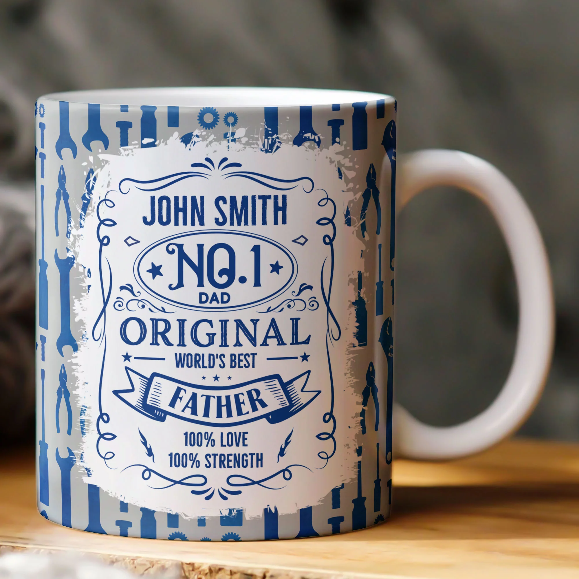 No.1 Dad - Personalized Mug