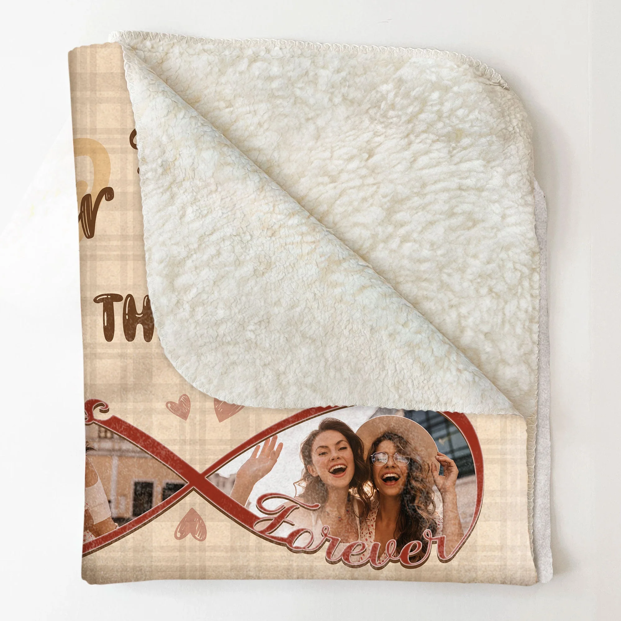 No Better Sister Than You - Personalized Photo Blanket - Image 5