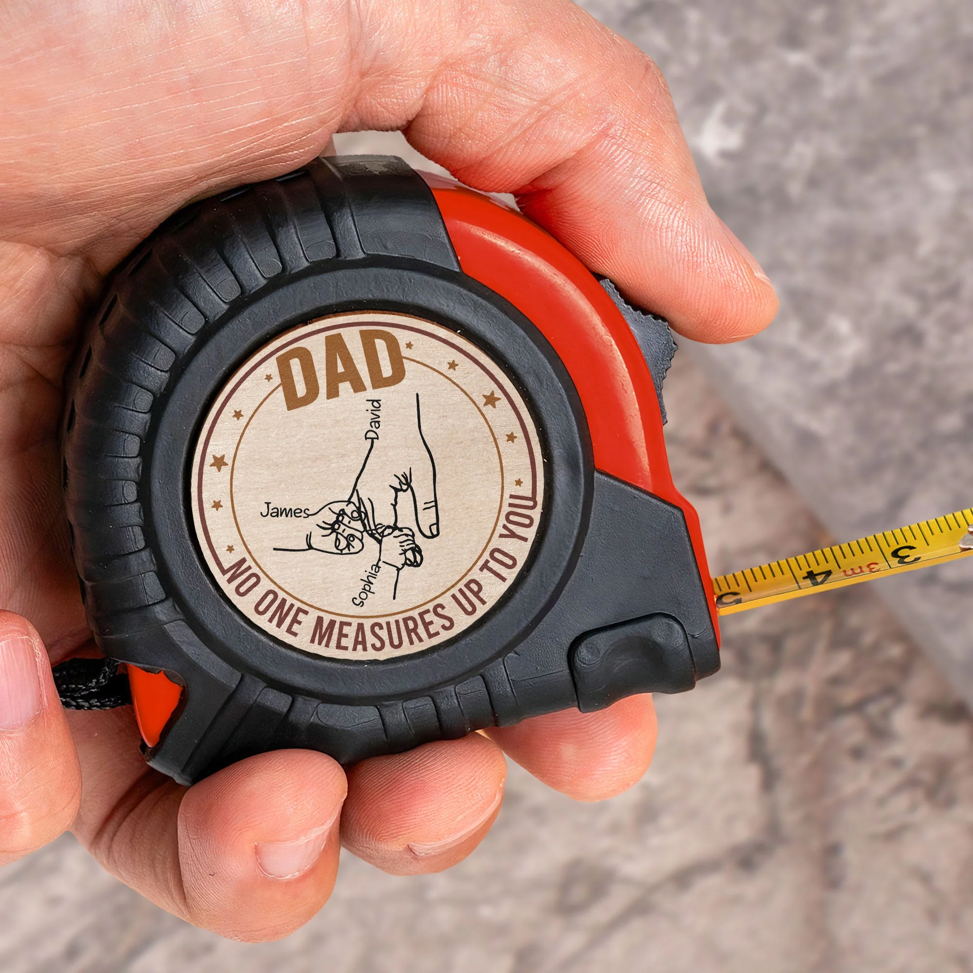 No One Measures Up To You - Personalized Tape Measure - Image 3