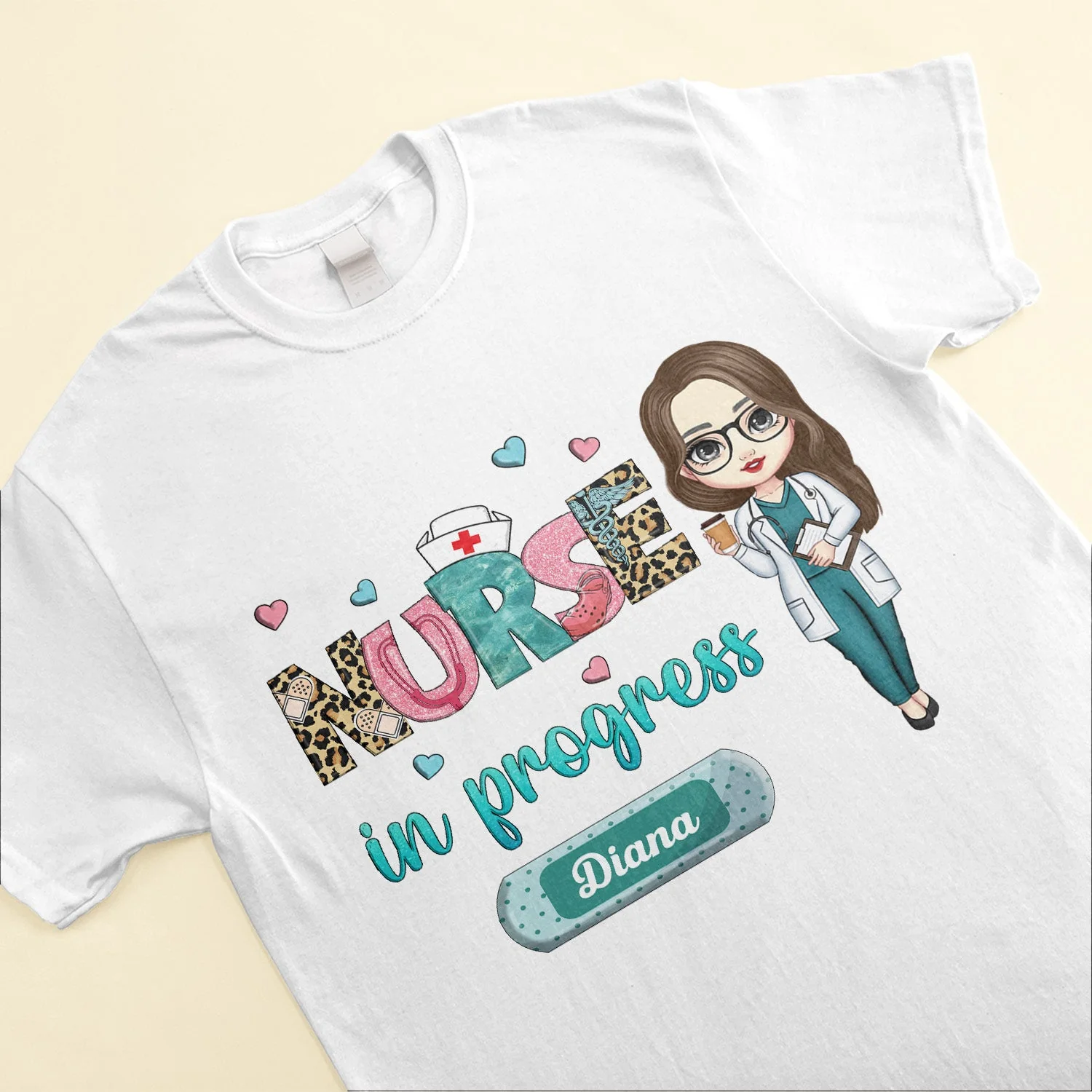 Nurse In Progress - Personalized Shirt - Image 3