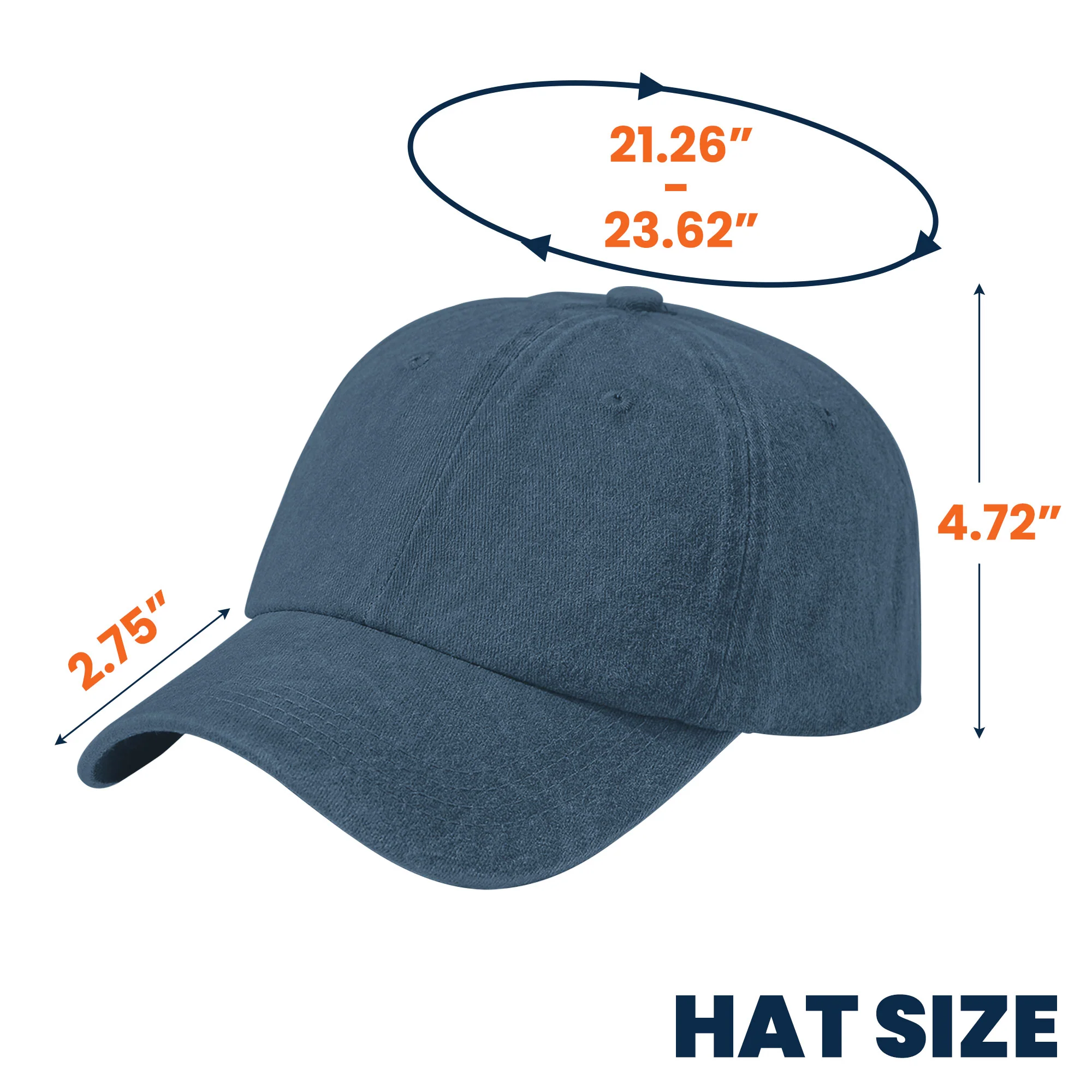O-Fish-Ally Retired - Personalized Distressed Denim Cap - Image 8