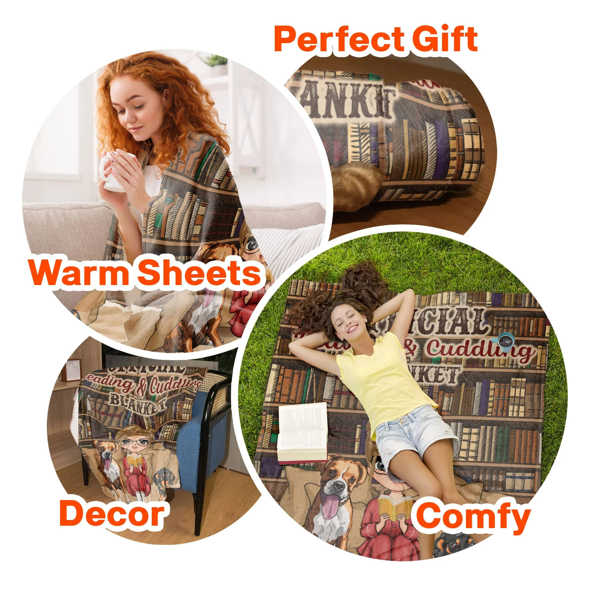 Official Reading & Cuddling Blanket - Personalized Blanket - Image 6