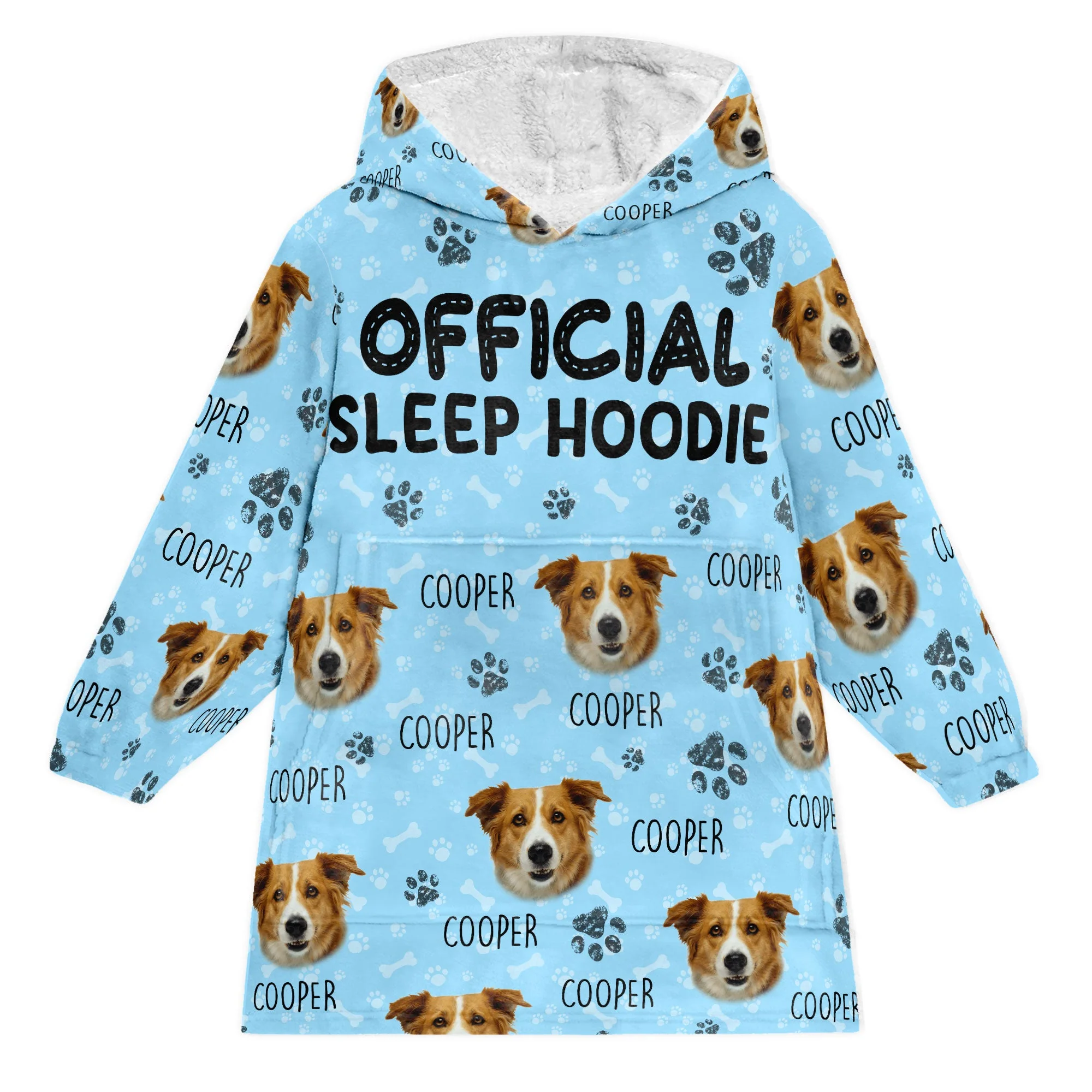 Official Sleep Hoodie - Personalized Hoodie Blanket - Image 4