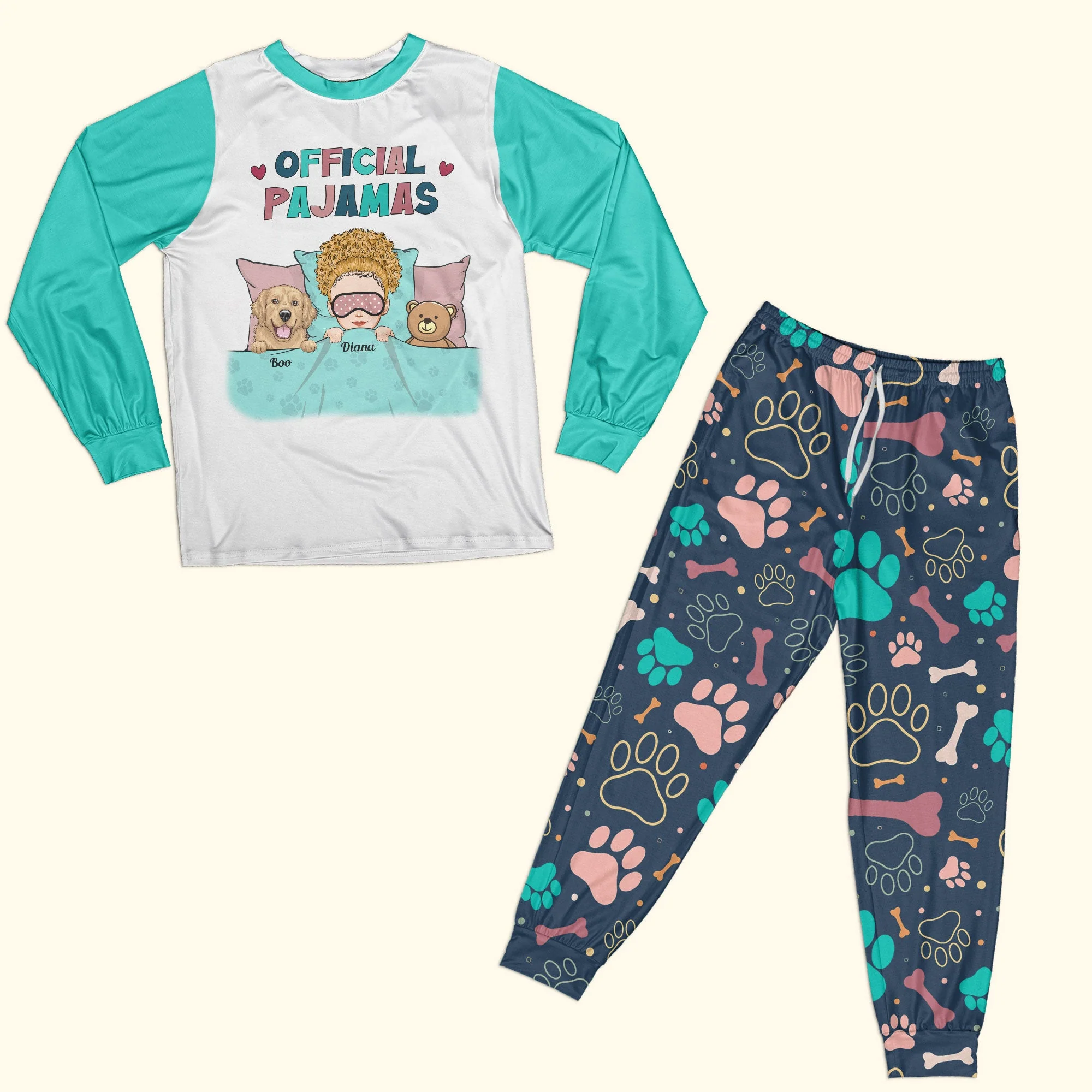 Official Sleeping Set - Personalized Pajama Set - Image 2