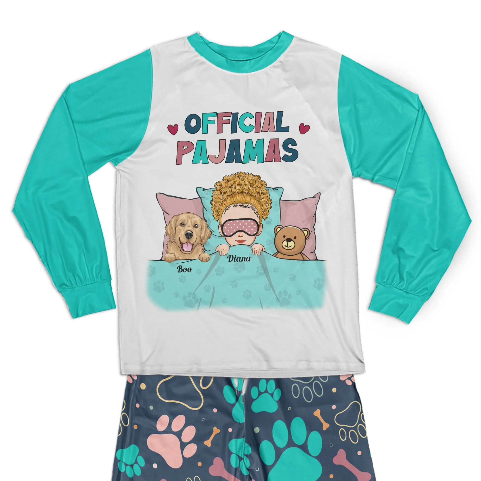 Official Sleeping Set - Personalized Pajama Set - Image 4