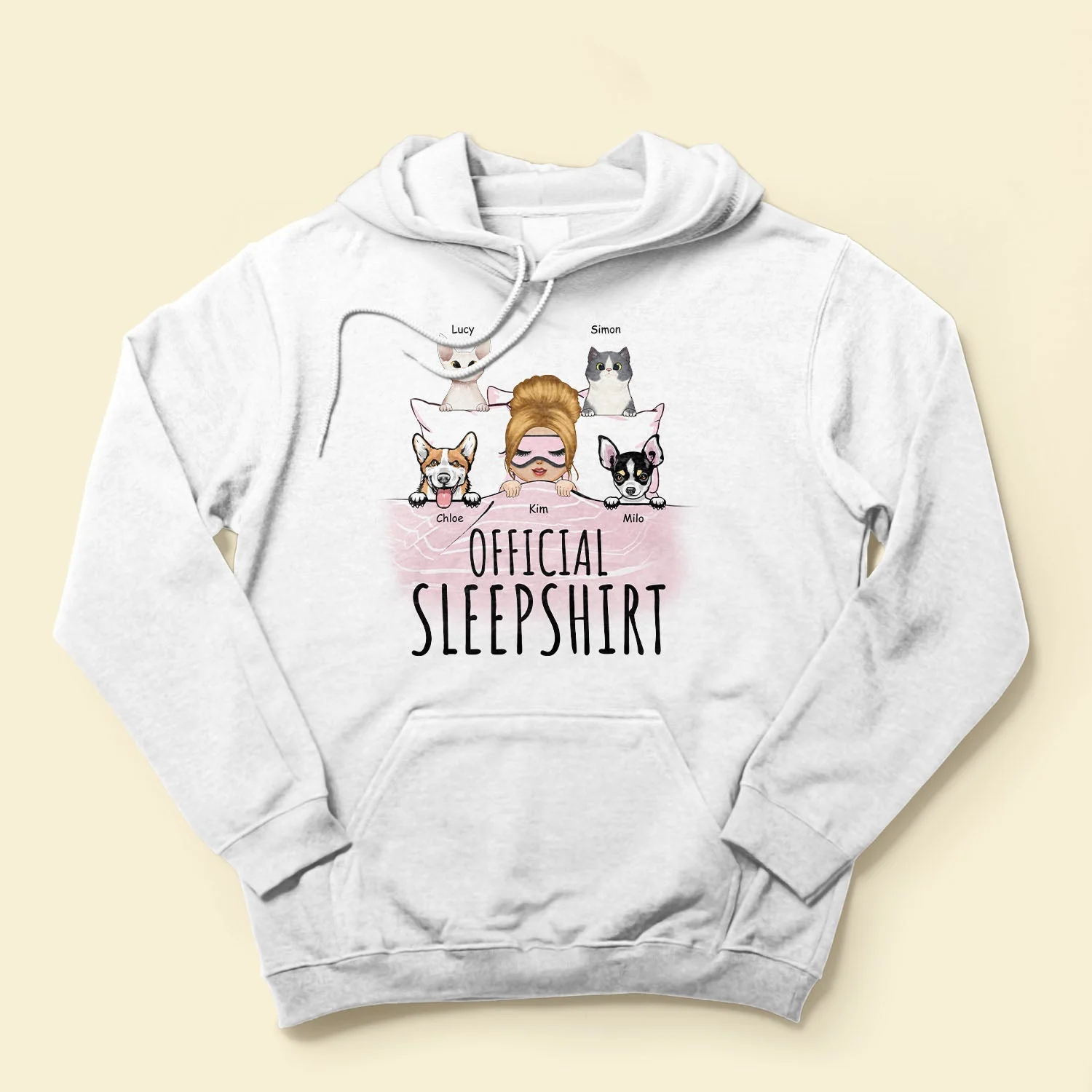 Official Sleepshirt - Personalized Shirt - Birthday Gift For Dog & Cat Lovers - Image 4