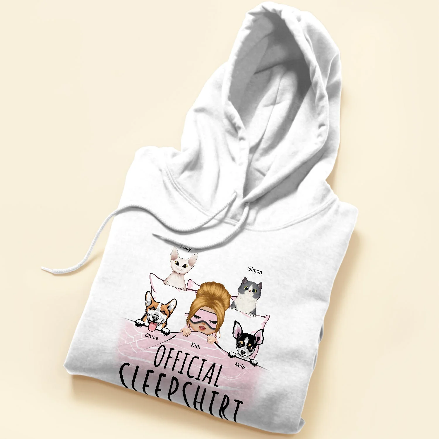 Official Sleepshirt - Personalized Shirt - Birthday Gift For Dog & Cat Lovers - Image 5