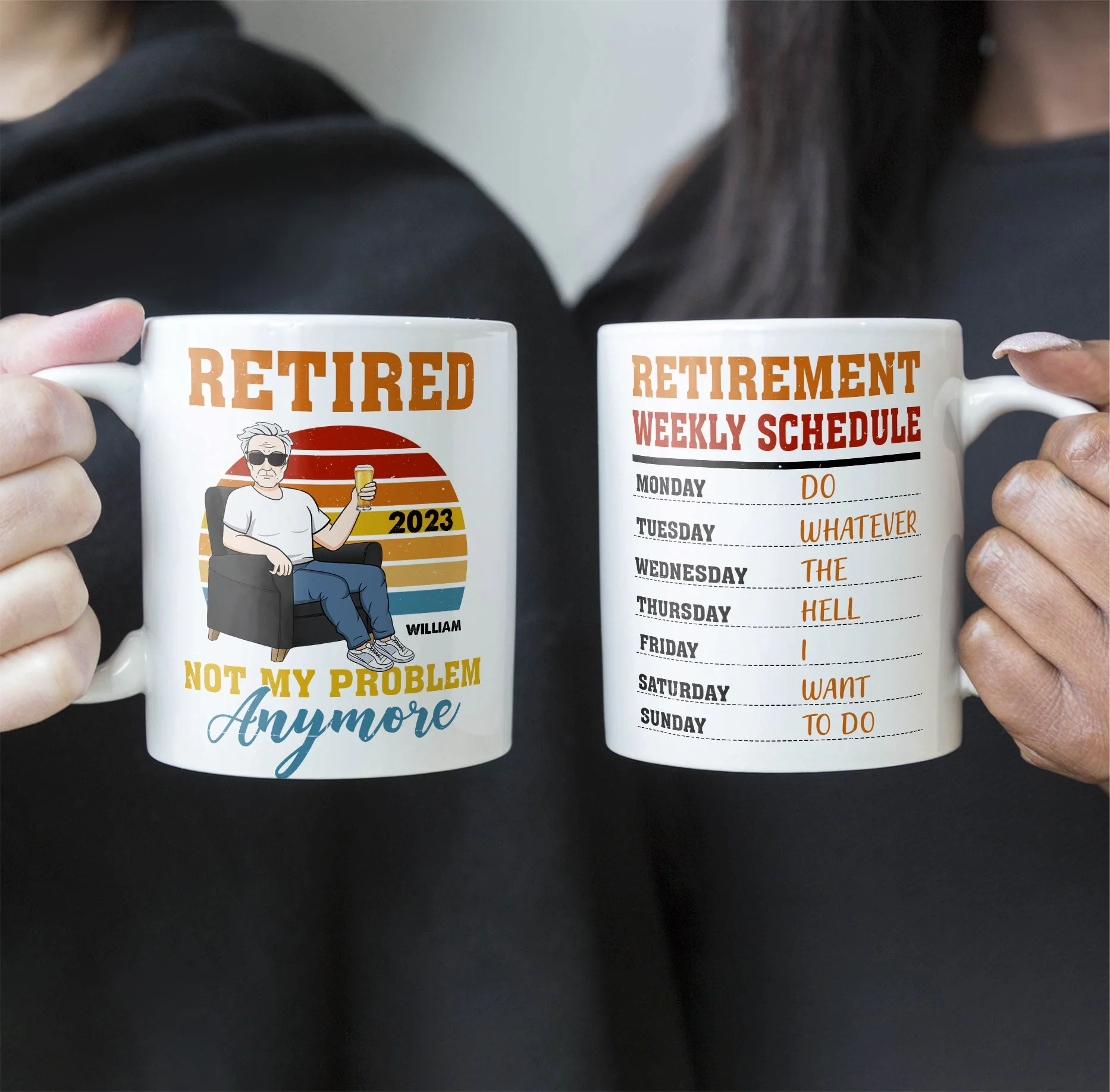 Officially Retired - Personalized Mug - Image 6