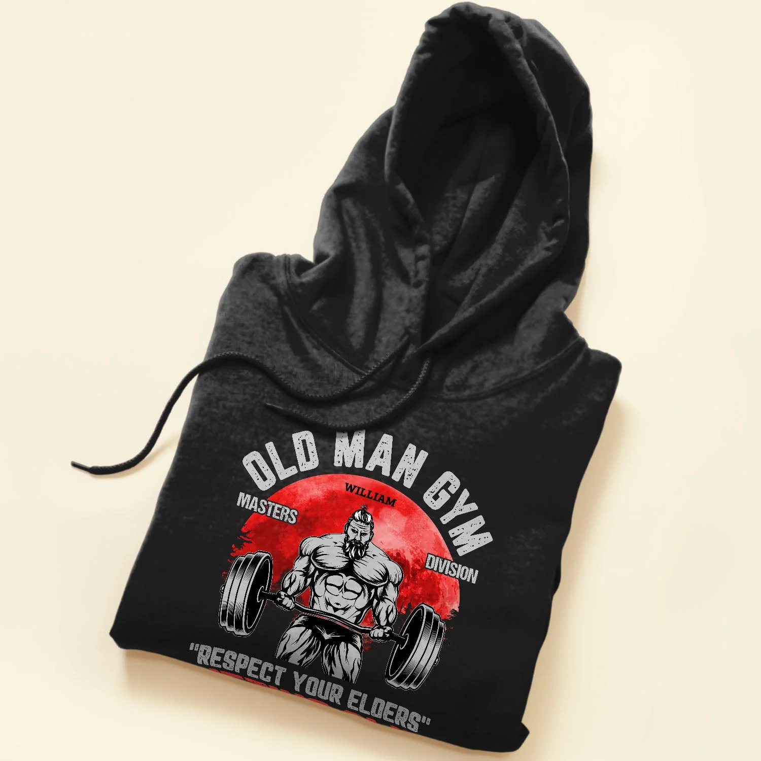 Old Man Gym Master Division - Personalized Shirt - Image 5