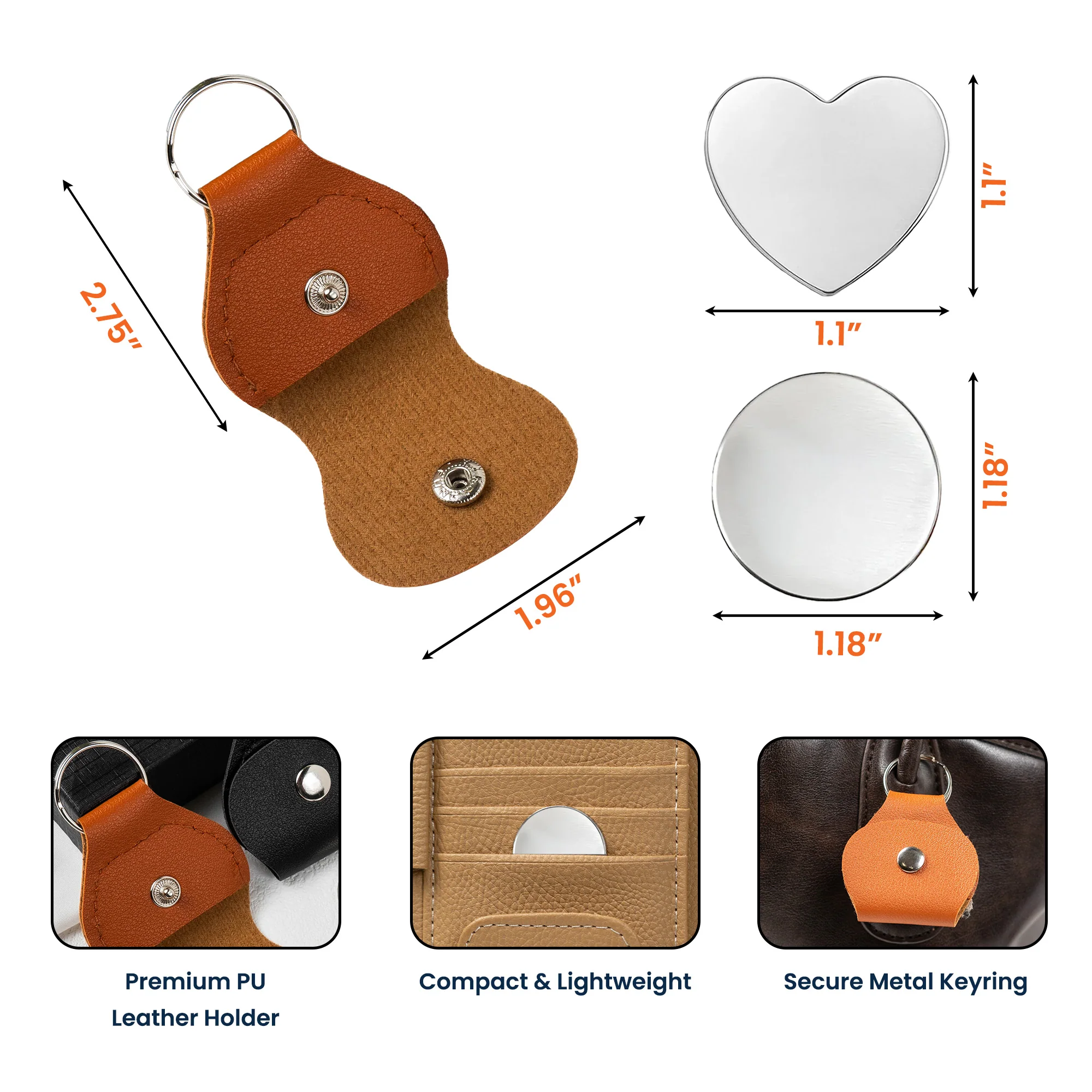 Once A Brother, Always A Brother, No Matter The Distance - Personalized Leather Pocket Hug - Image 7