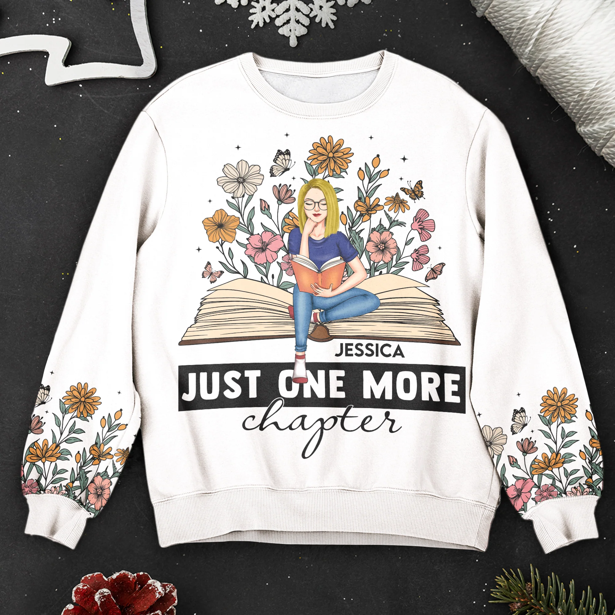 One More Chapter - Personalized 3D Printed Sweatshirt - Image 5