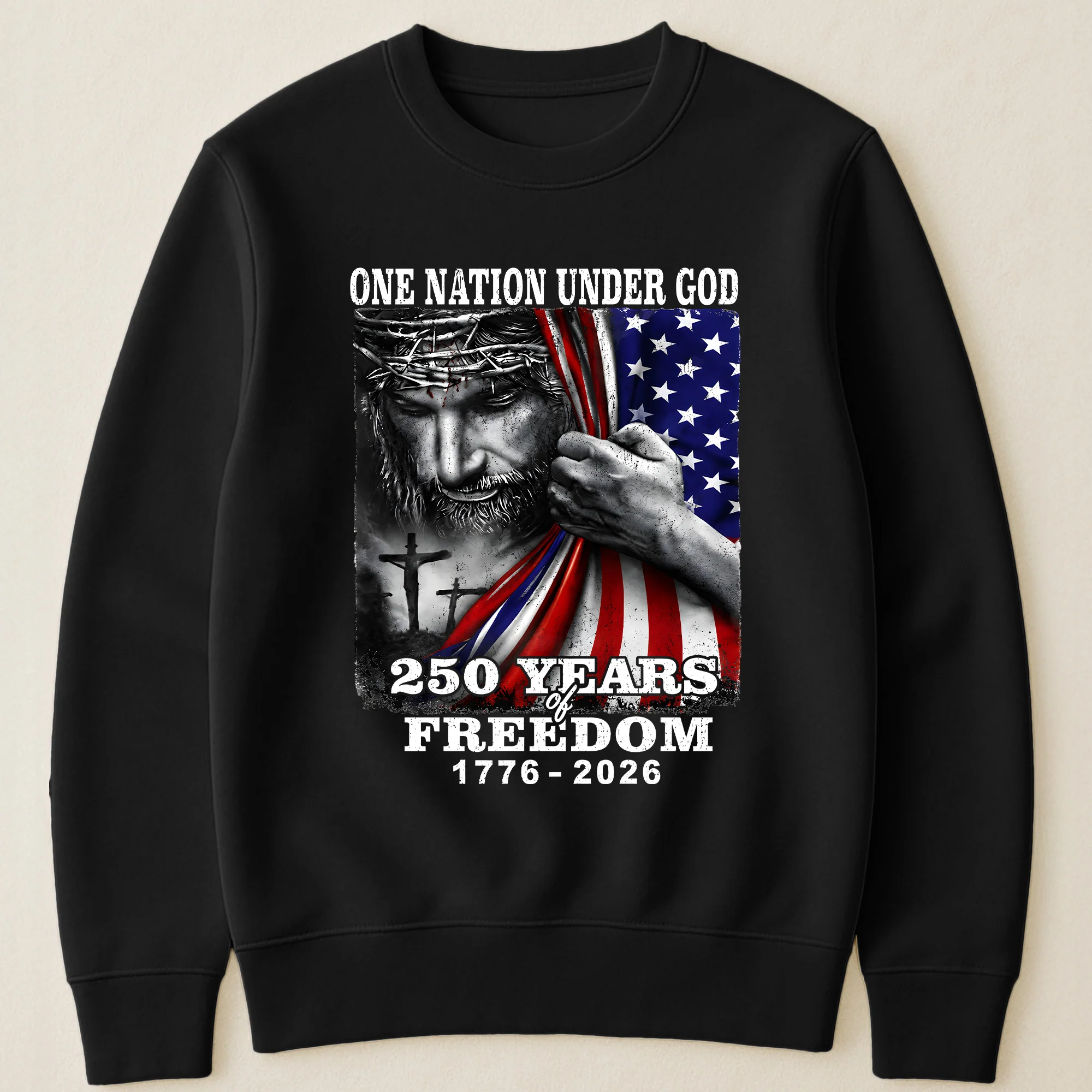 One Nation Under God 250 Years - Shirt - Image 21