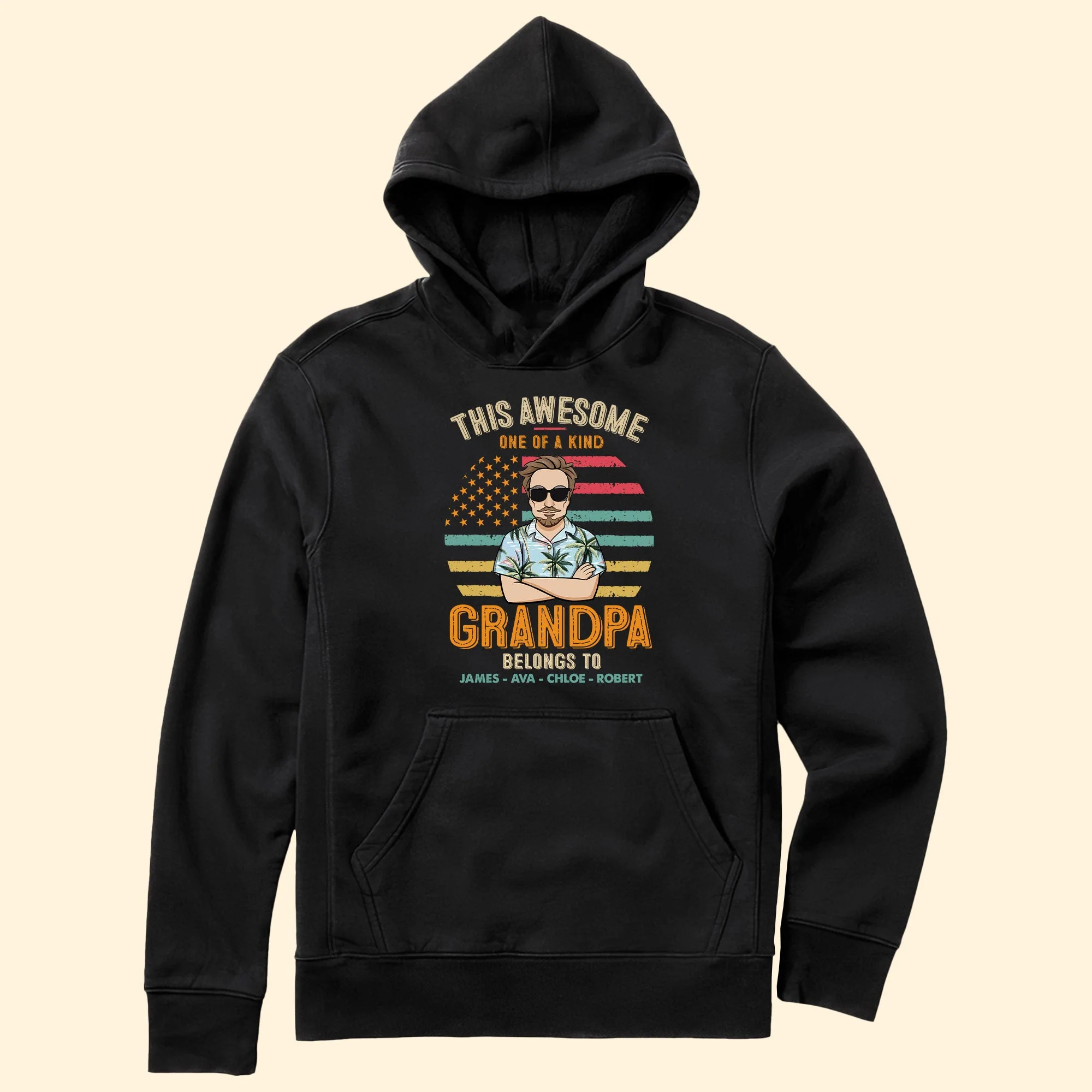 One Of A Kind Grandpa - Personalized Shirt - Image 6