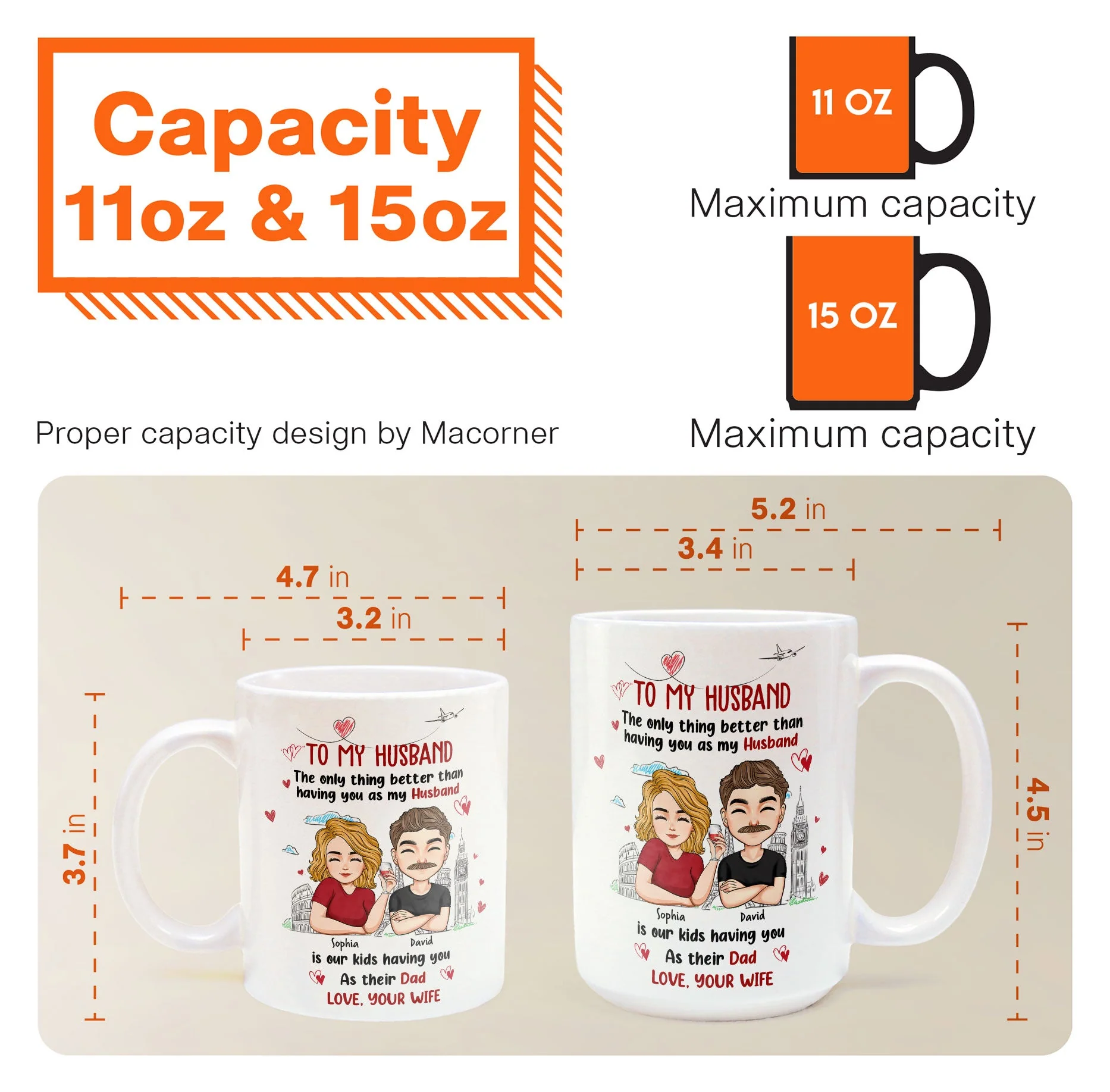 Only Thing Better Than Having You As Husband Is Our Kids Having You As Dad - Personalized Mug - Image 7