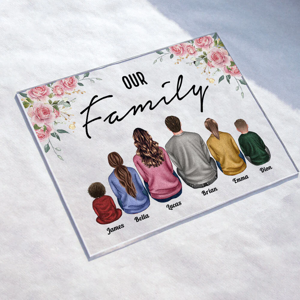 Our Family Better Together - Personalized Acrylic Plaque - Image 3