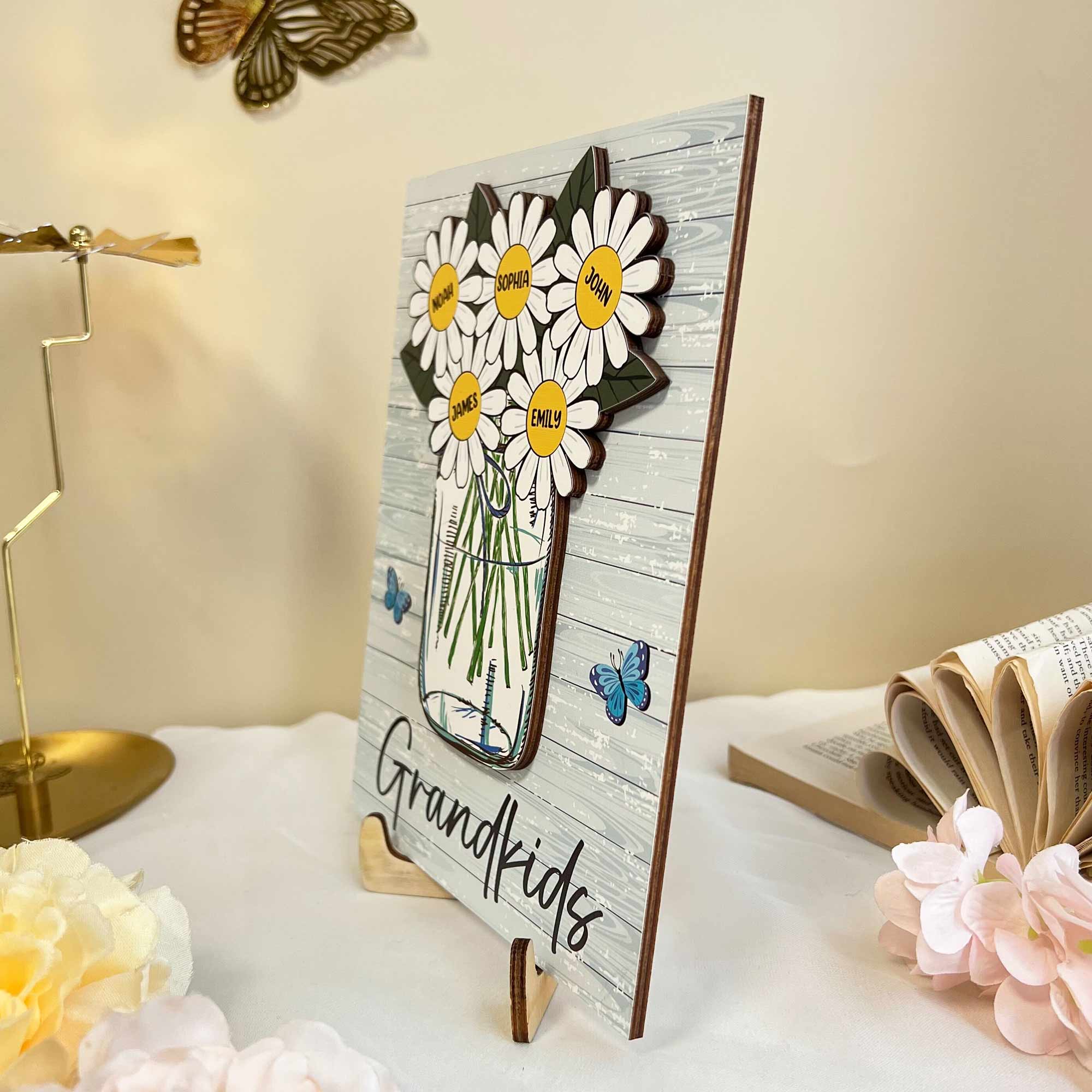 Our Grandkids - Personalized Wooden Plaque - Image 5
