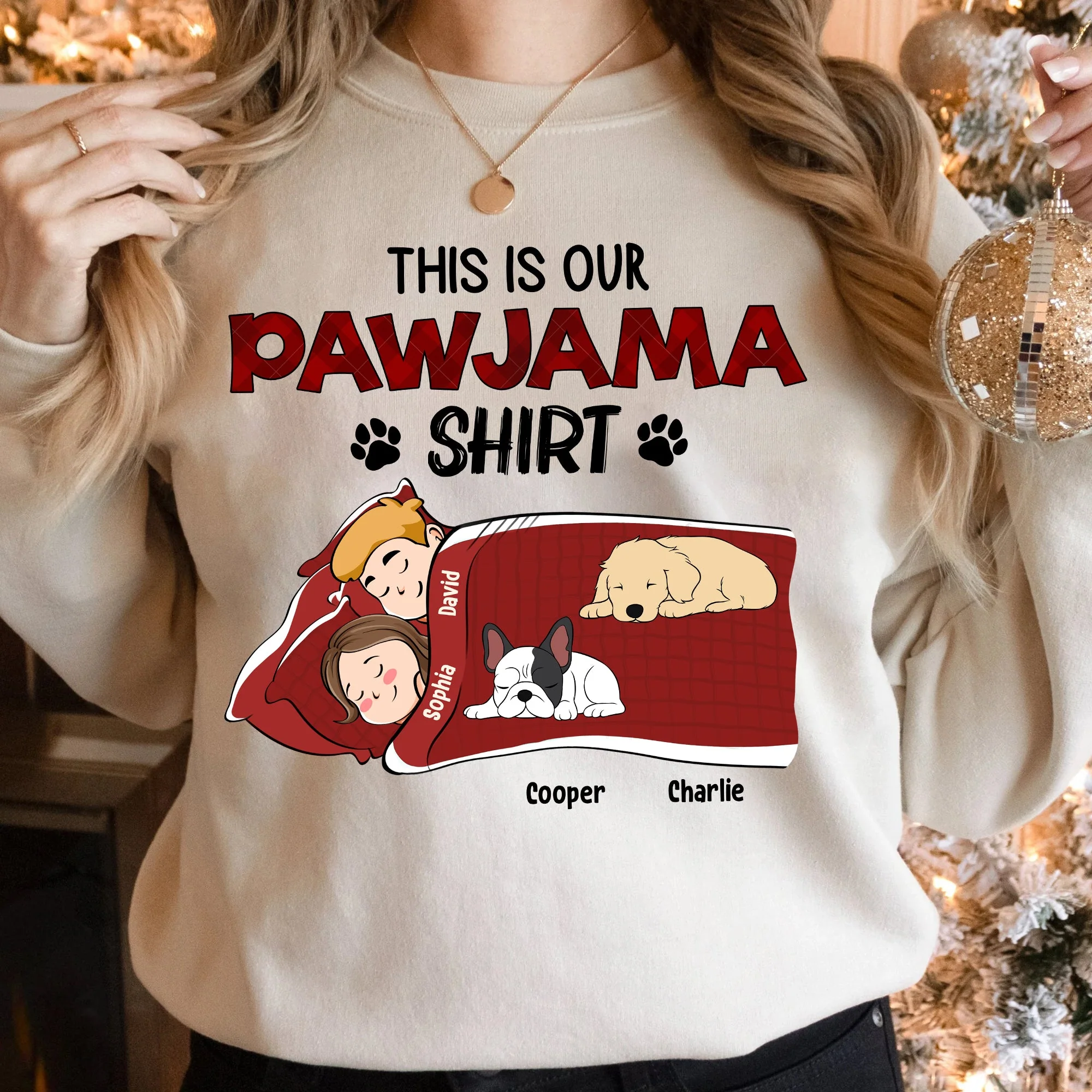 Our Pawjama Shirt - Personalized Shirt - Image 3