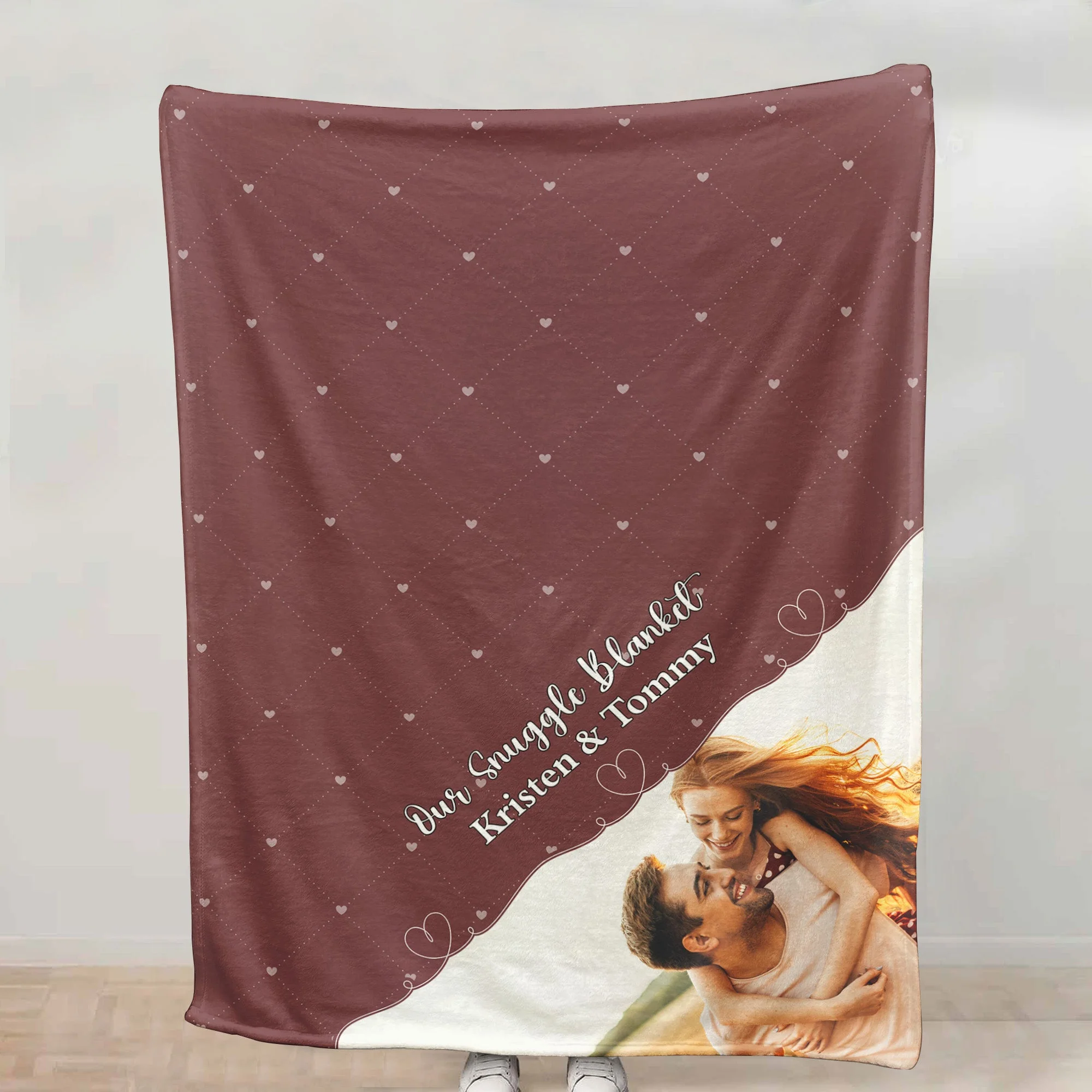 Our Snuggle Blanket - Personalized Photo Blanket - Image 2