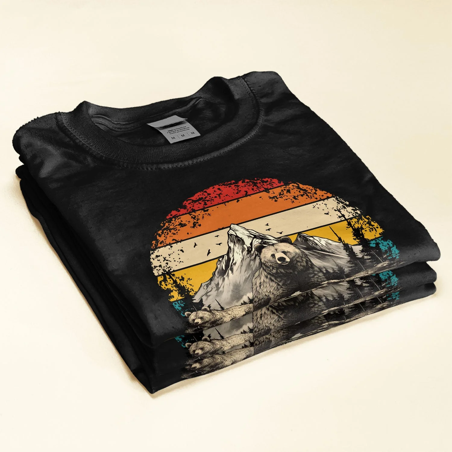 Papa Bear Grandpa Bear Daddy Bear With Cub's Names - Personalized Shirt - Image 2