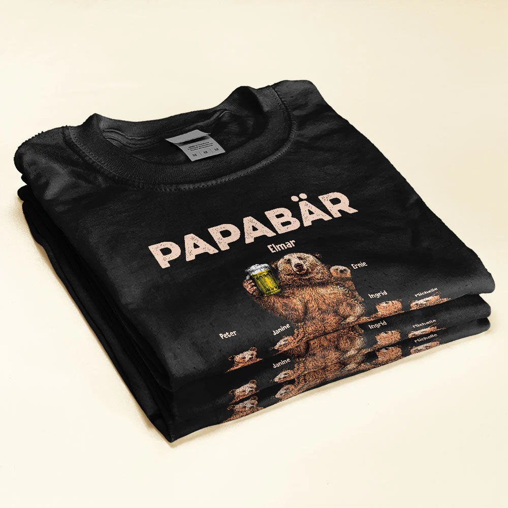 Papabar, Wie Ein Normaler Papa Aber Viel Cooler, Familie Custom Shirt, Geschenk Fur Vater, Papa, Grossvater - Image 2
