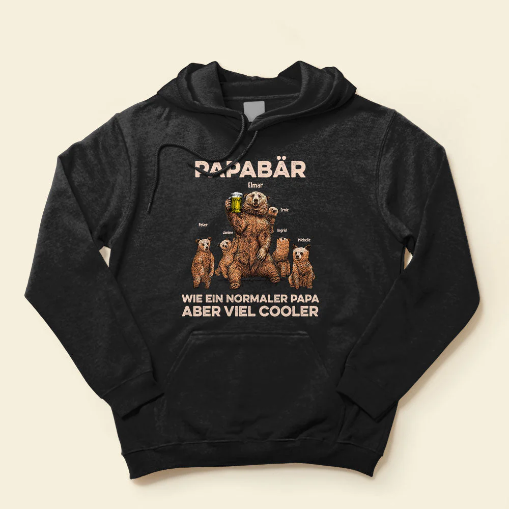 Papabar, Wie Ein Normaler Papa Aber Viel Cooler, Familie Custom Shirt, Geschenk Fur Vater, Papa, Grossvater - Image 4