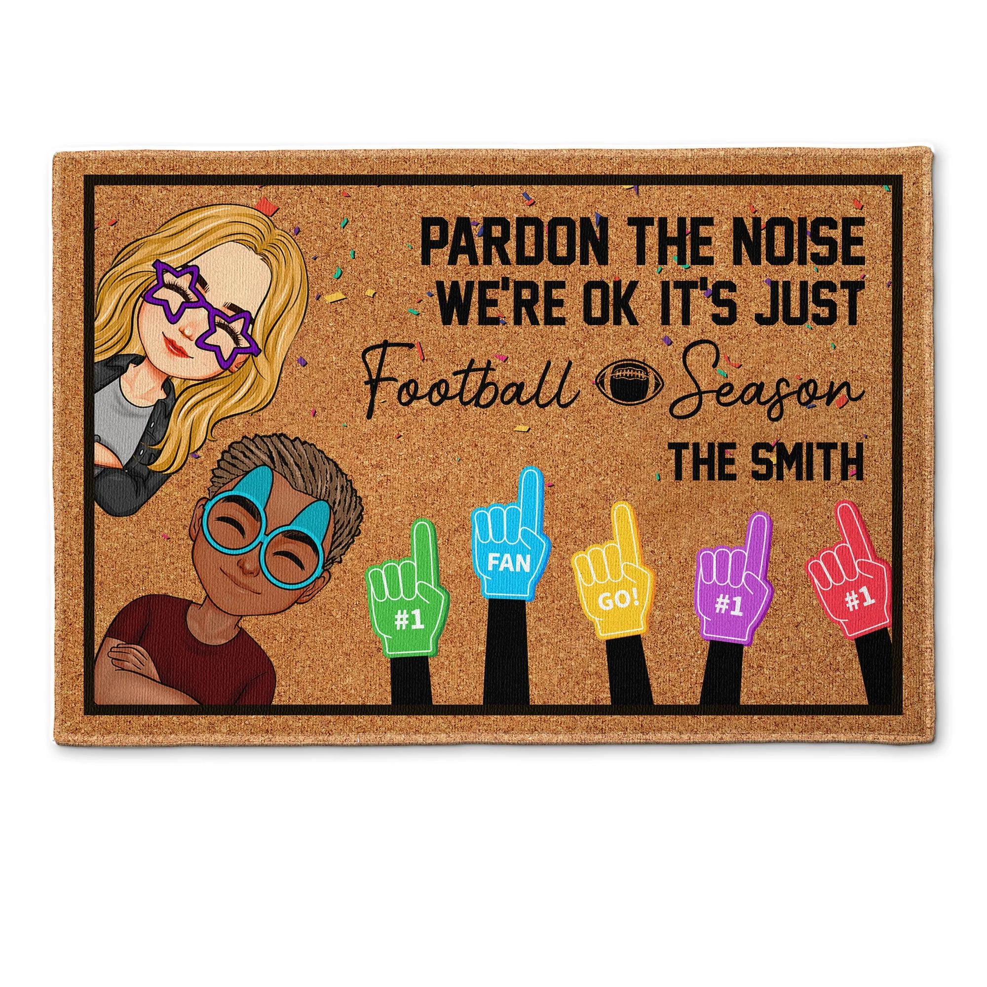 Pardon The Noise - Personalized Doormat - Image 3