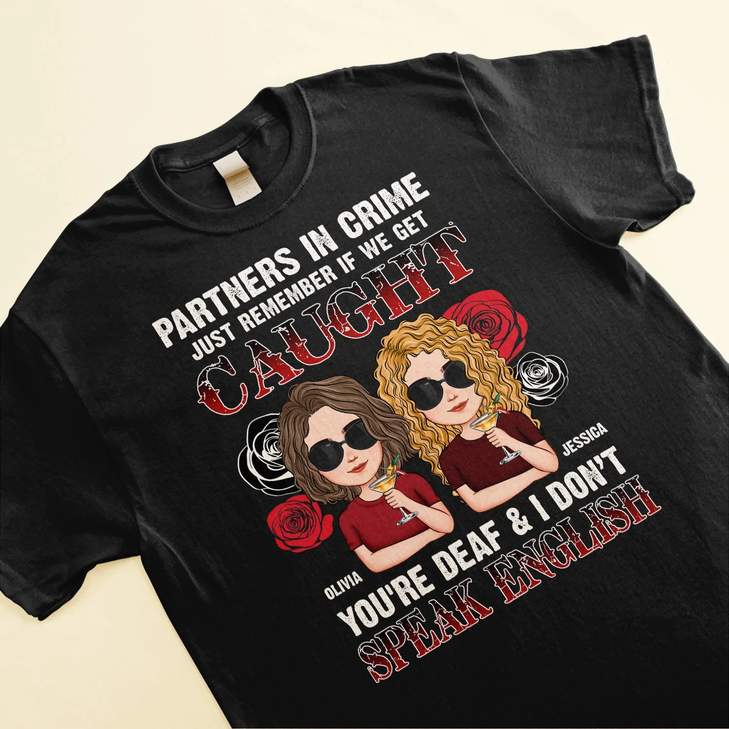 Partners In Crime - Personalized Shirt - Image 3